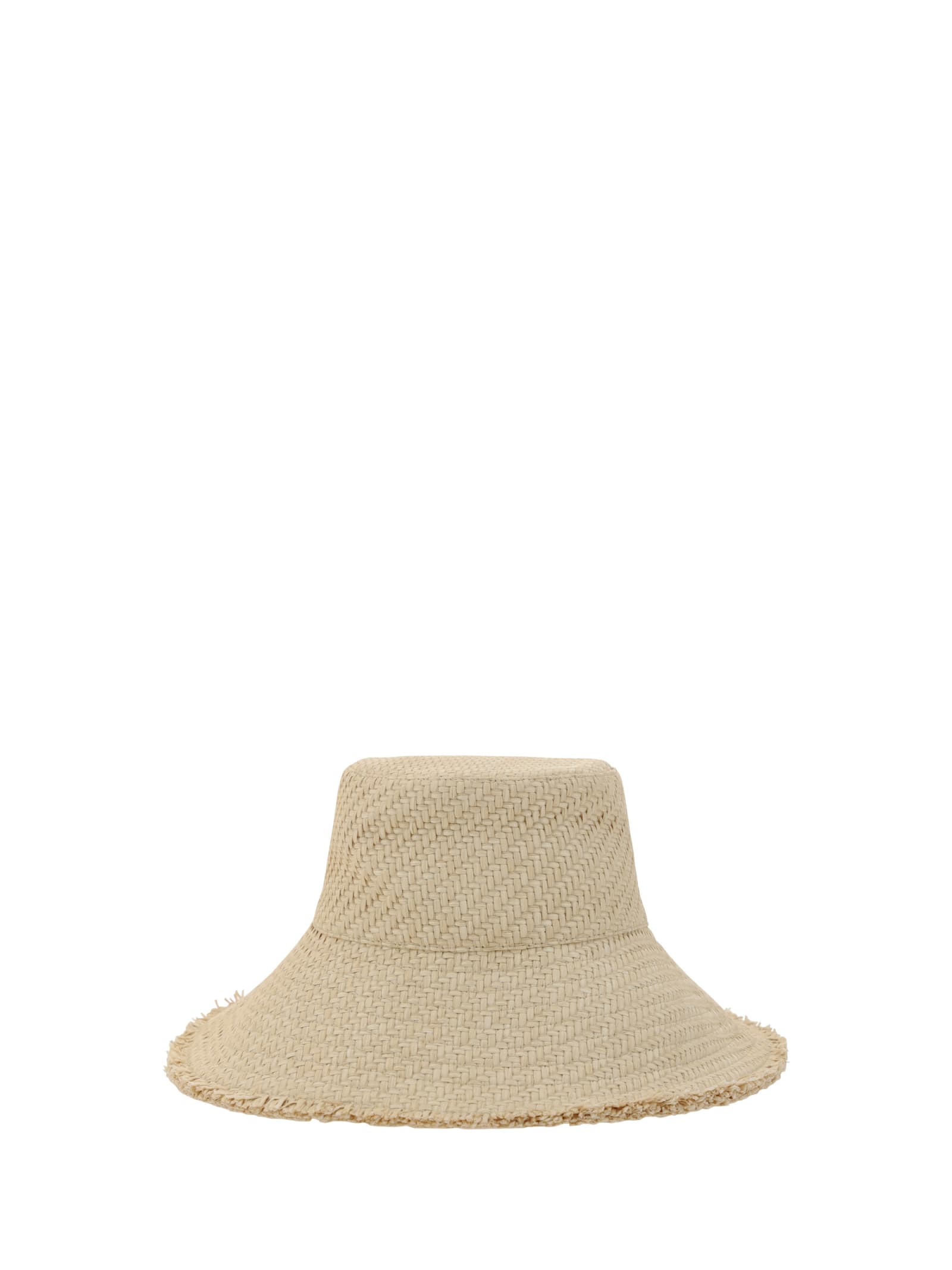 Shop Moncler Bucket Hat In Beige