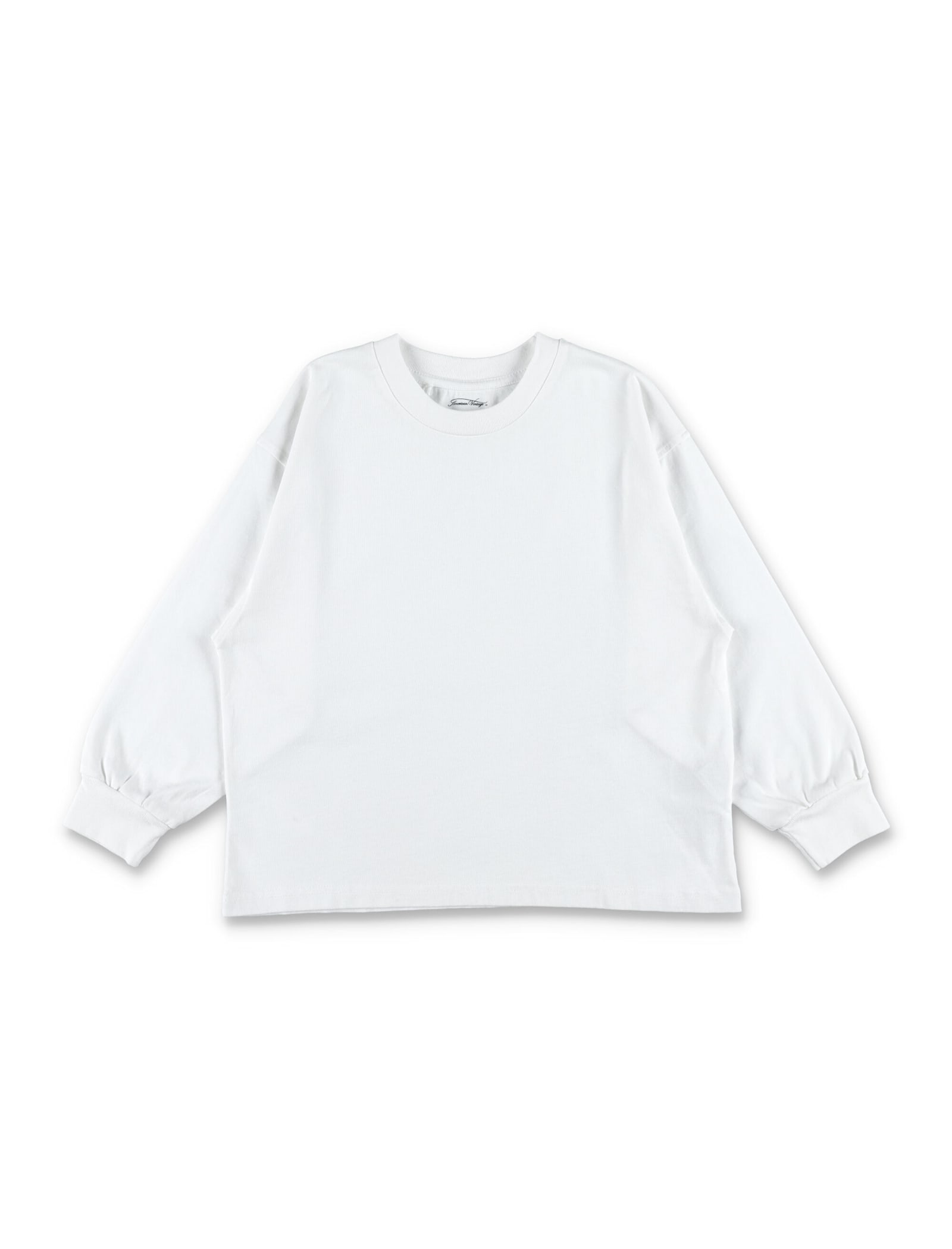 American Vintage Fizvalley White Long-sleeve Kids T-shirt In White