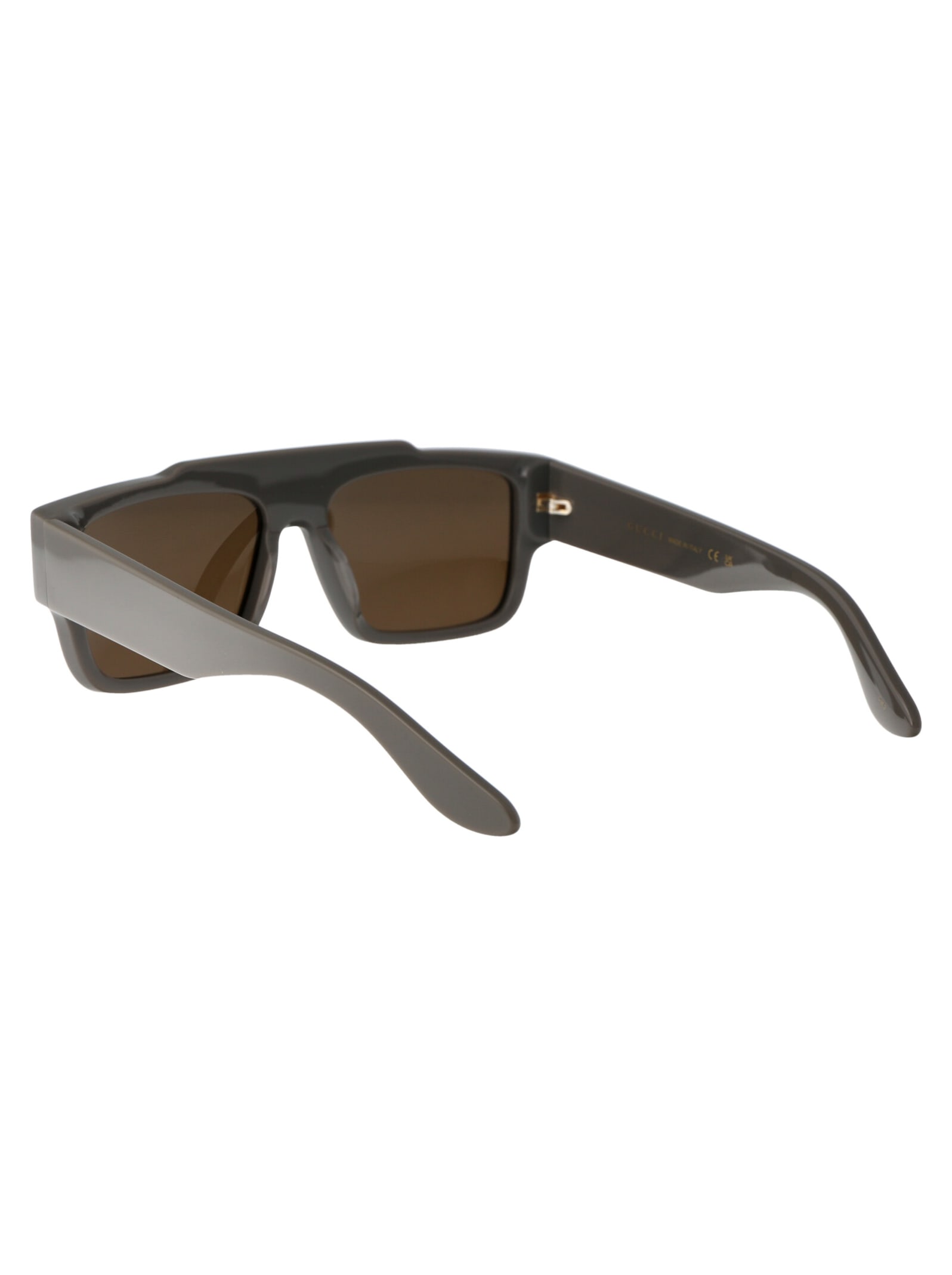 Shop Gucci Gg1460s Sunglasses In 003 Grey Grey Brown