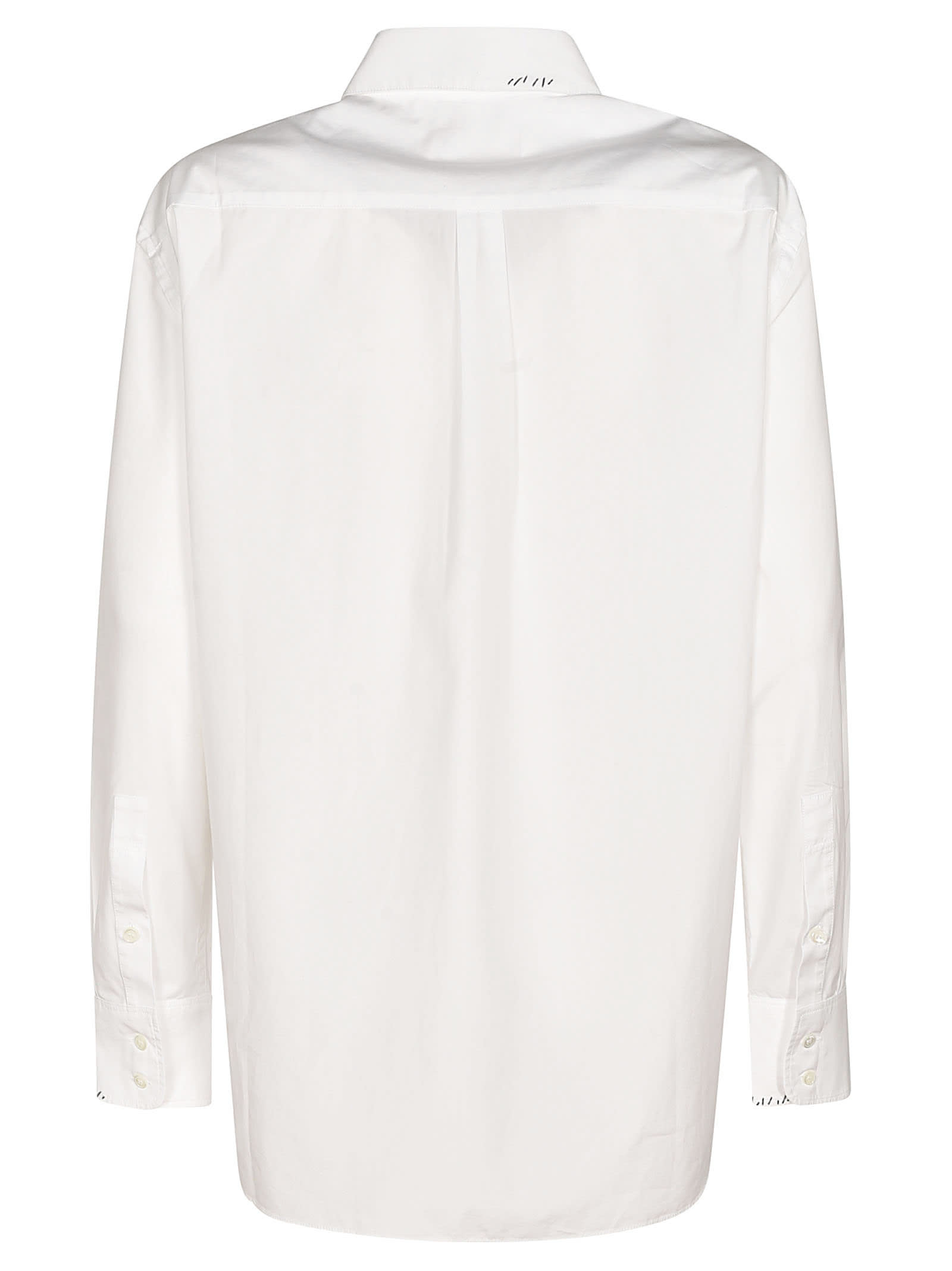 Shop Marni Long-sleeved Shirt In White