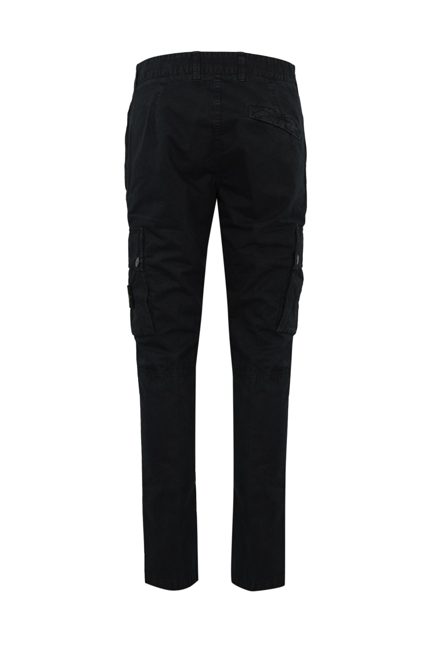 Stone Island Logo Patch Tapered Leg Sweatpants