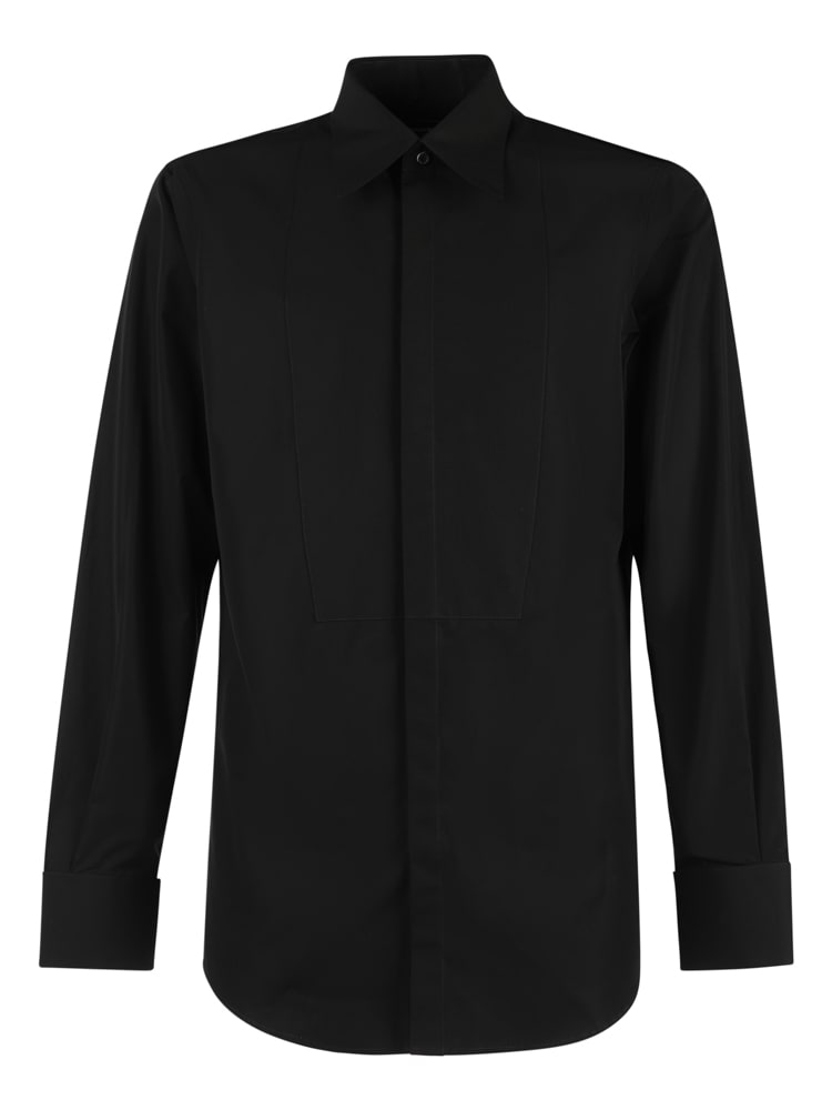 Dsquared2 Black Cotton Popeline Shirt