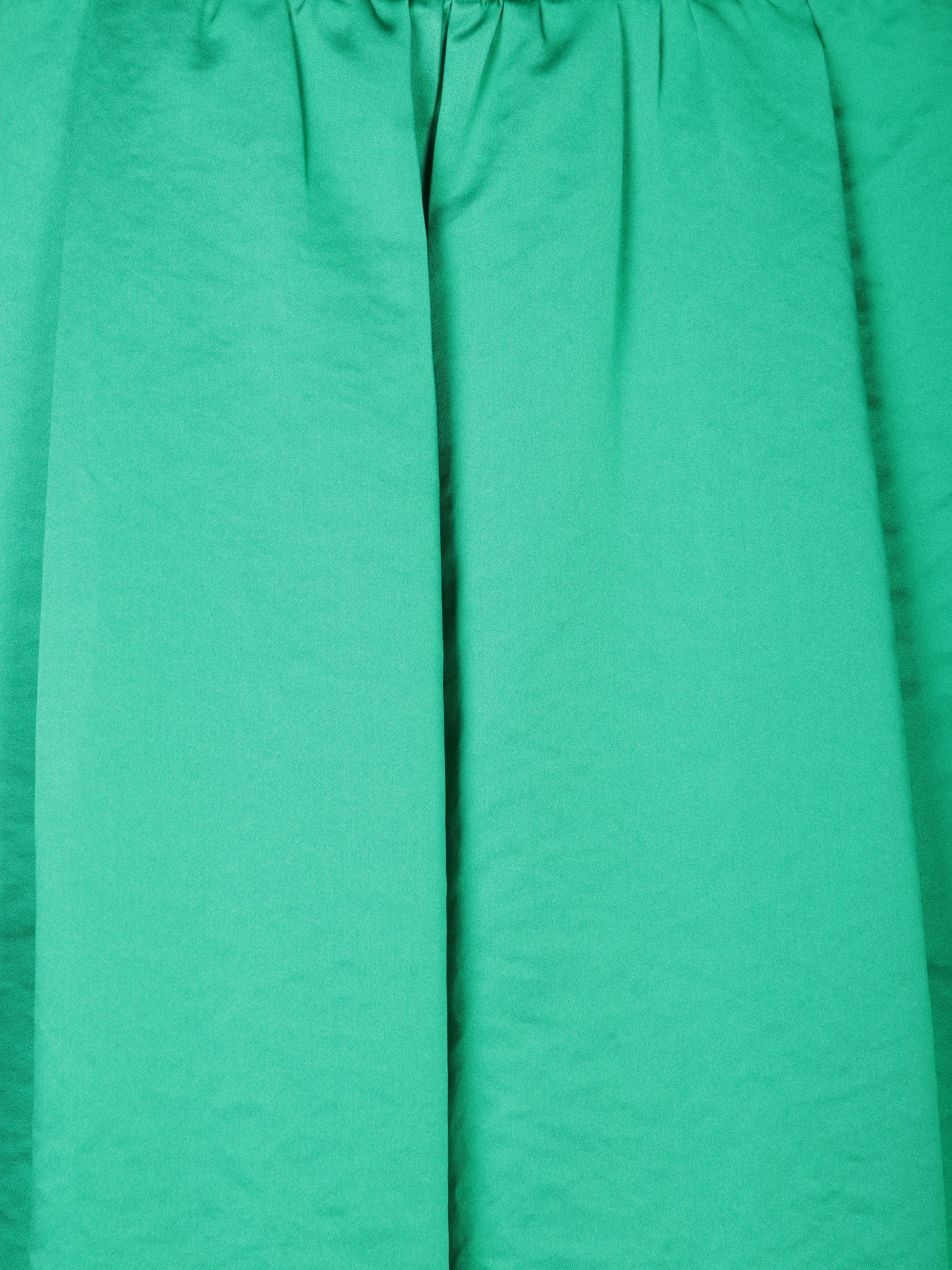 Shop Forte Forte Green Duchesse Long Skirt