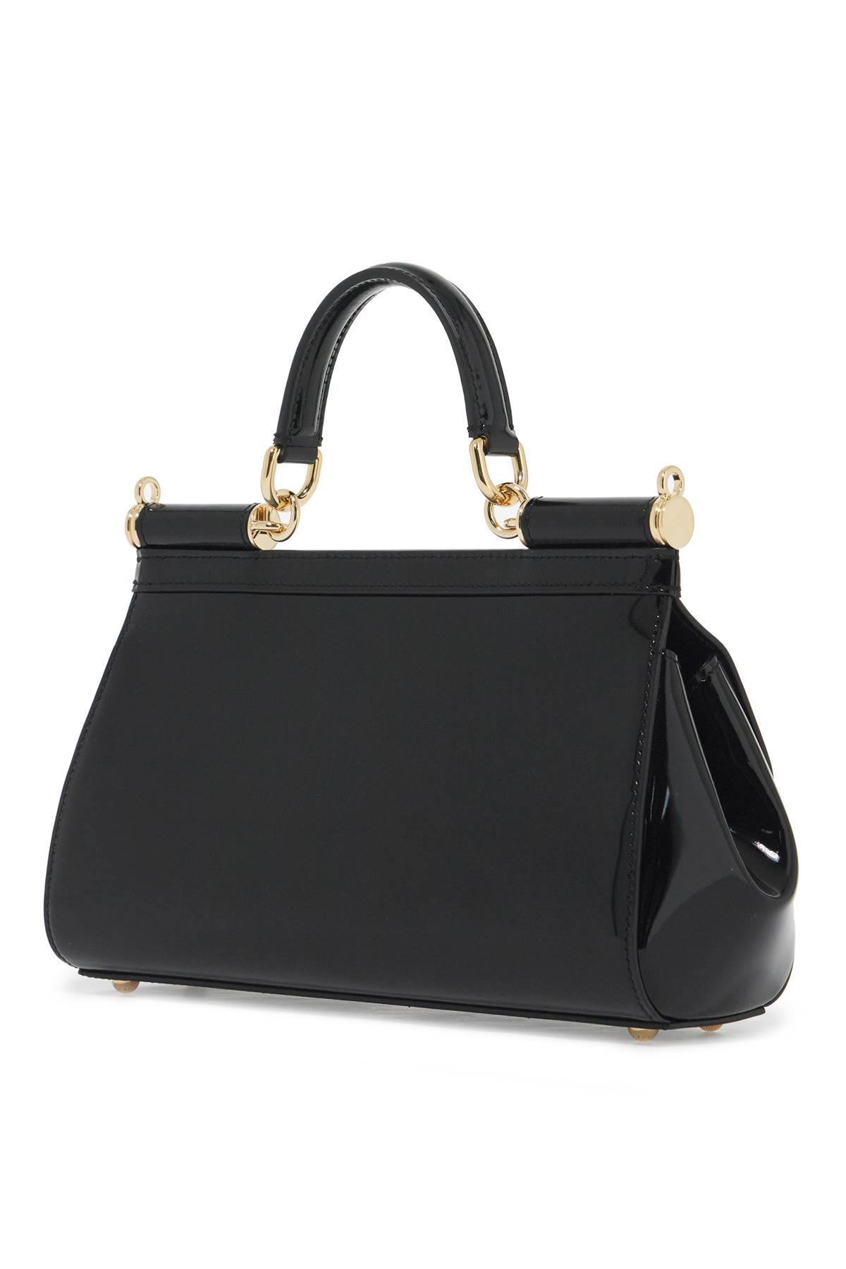 Shop Dolce & Gabbana Extended Sicily Handbag With Elong In Nero (black)