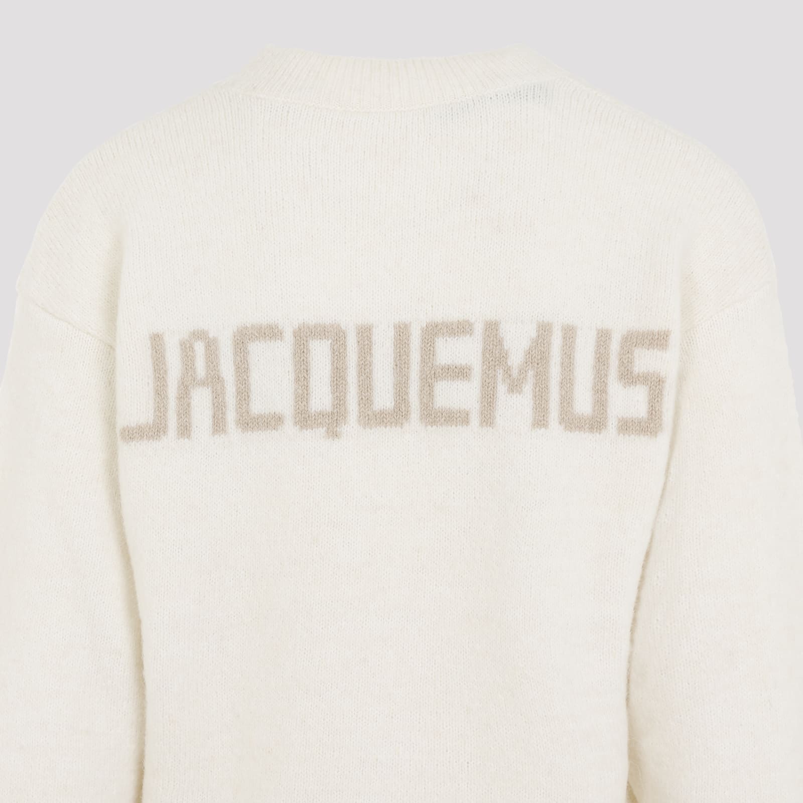 Shop Jacquemus Le Pull Pullover In Light Beige