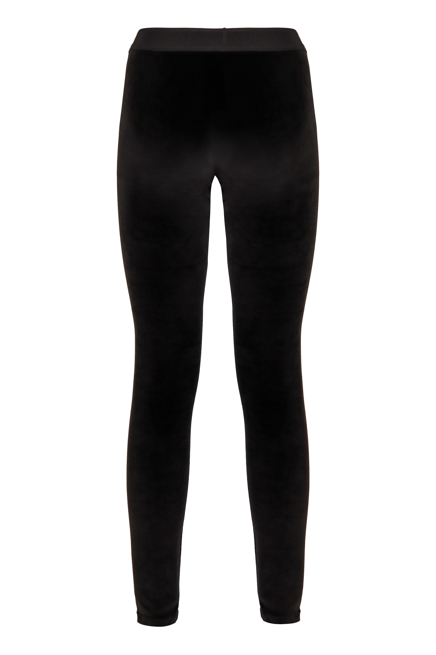 Shop Tom Ford Velvet Leggings In Black