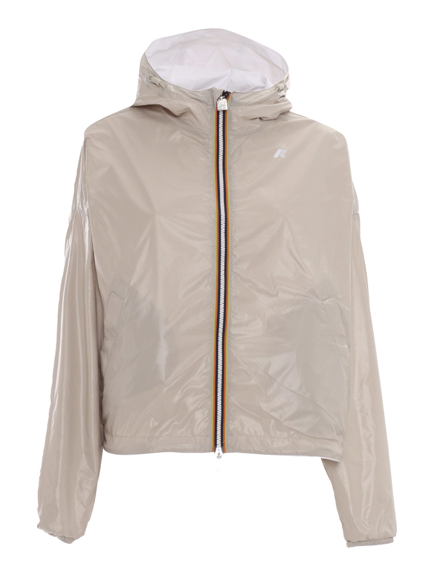 K-way Laurette Plus.2 Double Short Down Jacket In White
