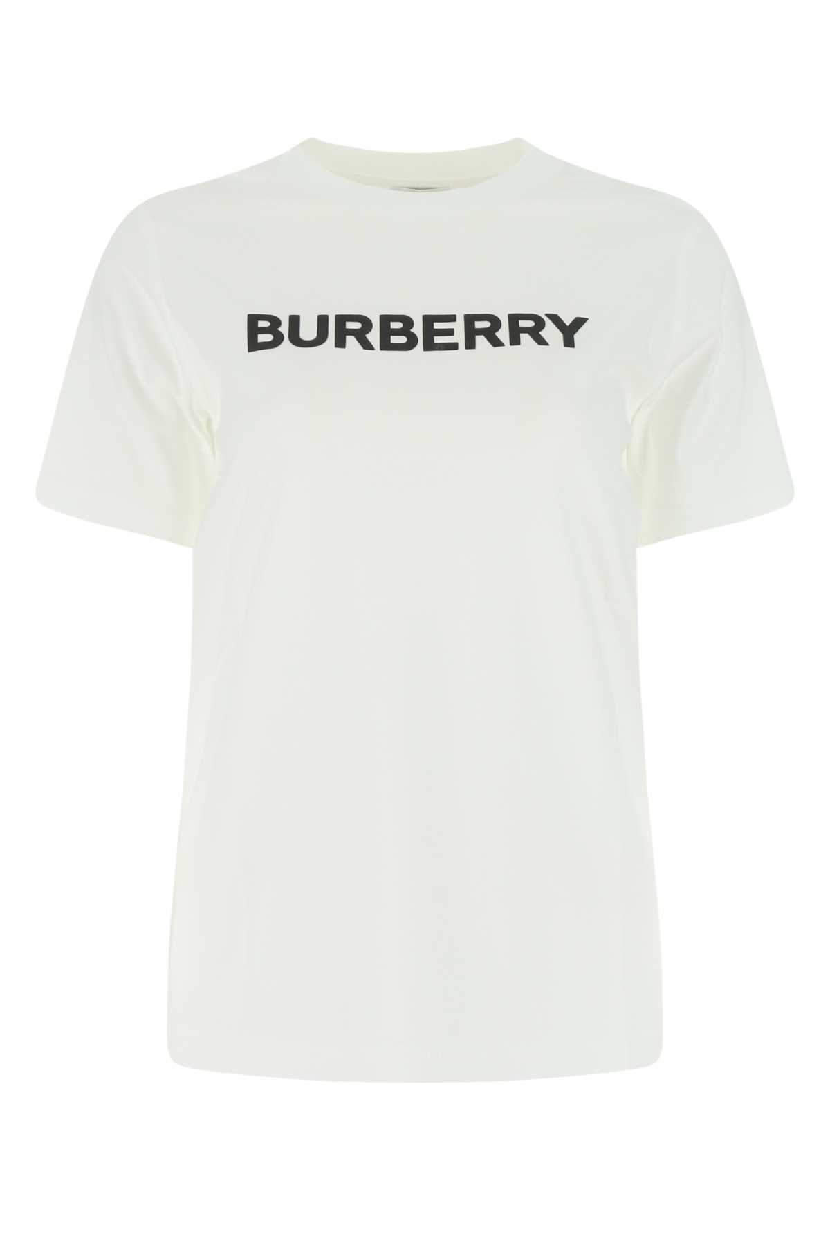 Burberry White Cotton T-shirt