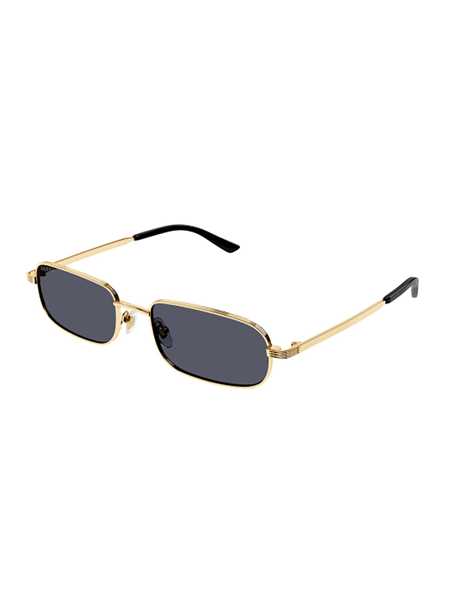 Shop Gucci Gg1457s Sunglasses In 001 Gold Gold Grey