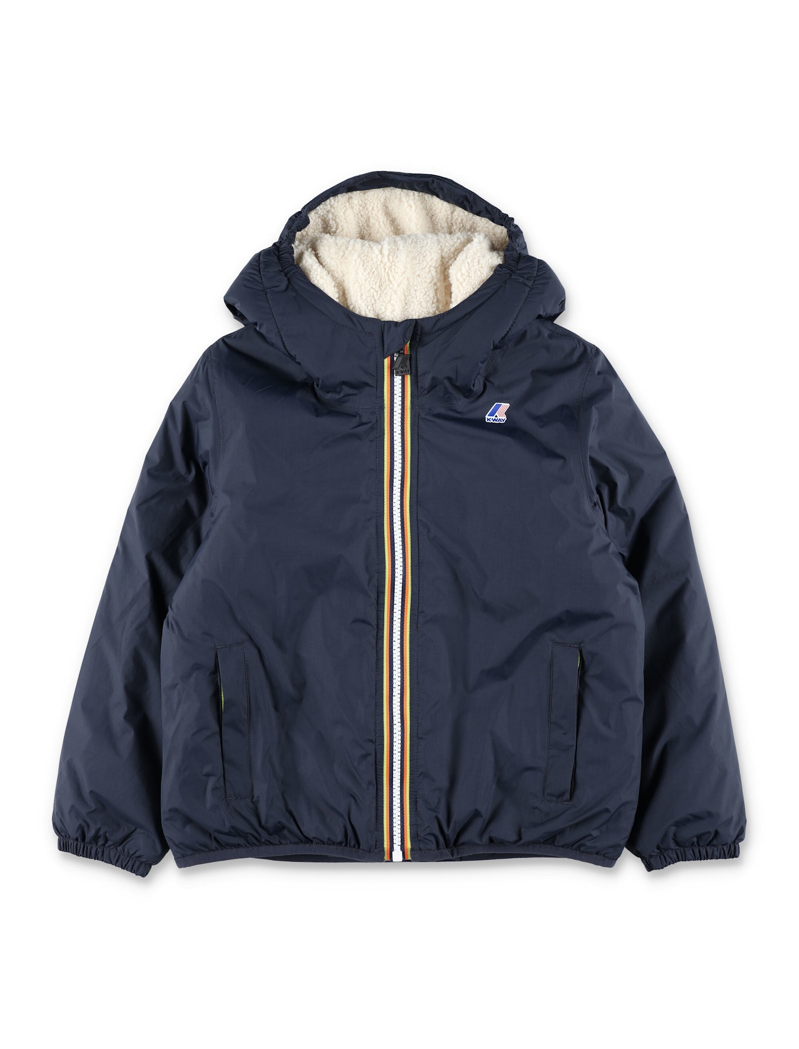 K-way Kid -  Le Vrai 4.0 Claude Orsetto Jacket In Blue