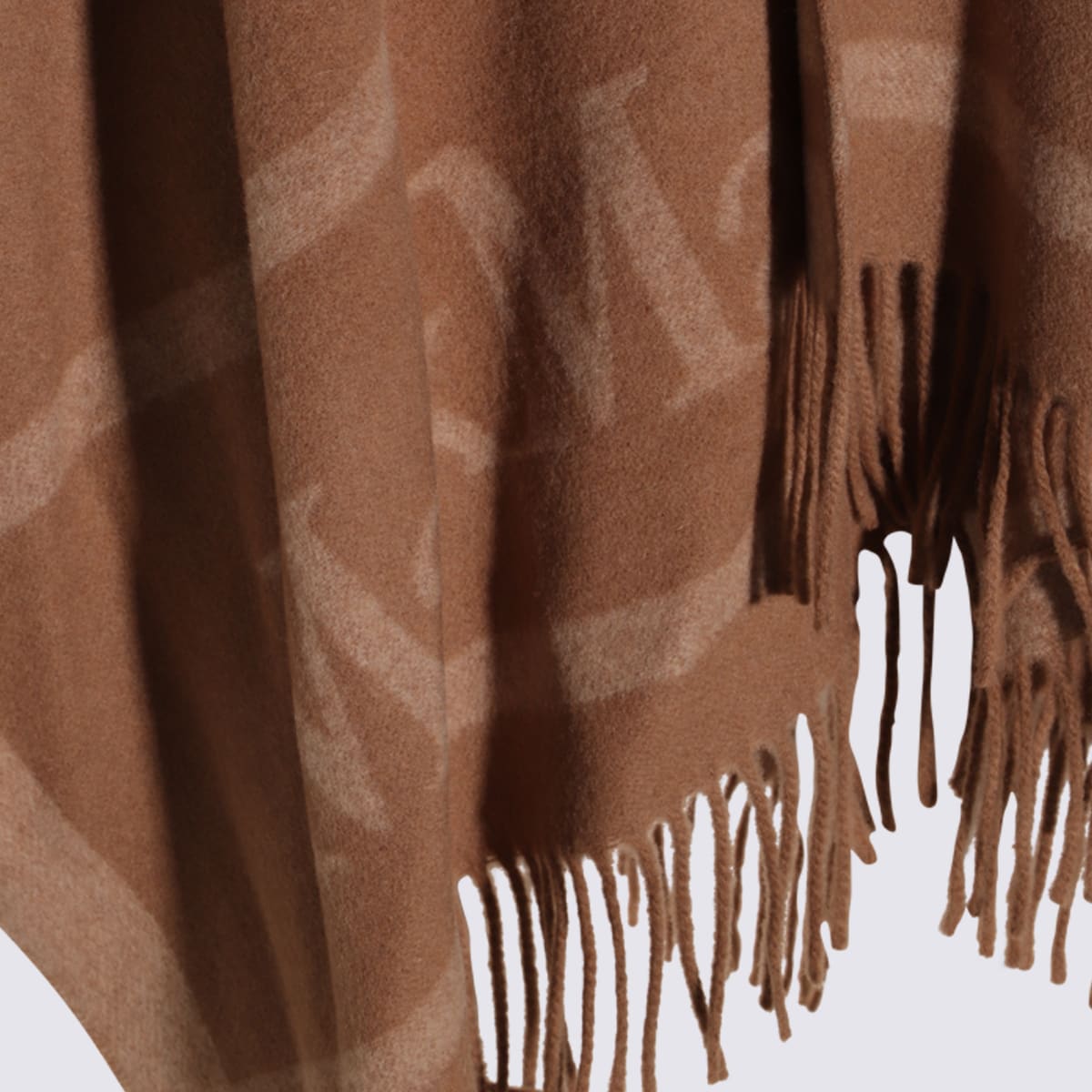 Max Mara Brown Ilde Wool Scarves In Brown