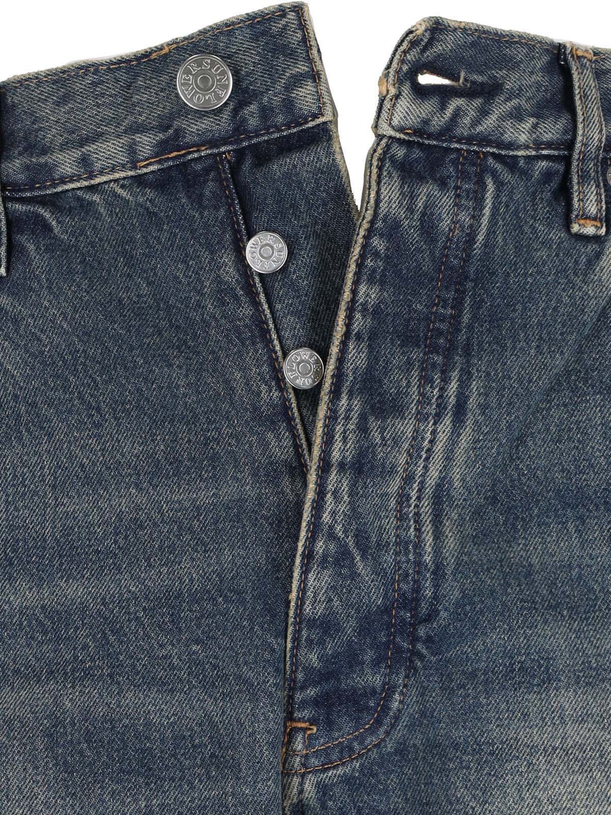 Sunflower Button-fly Five-pocket Jeans In Blue
