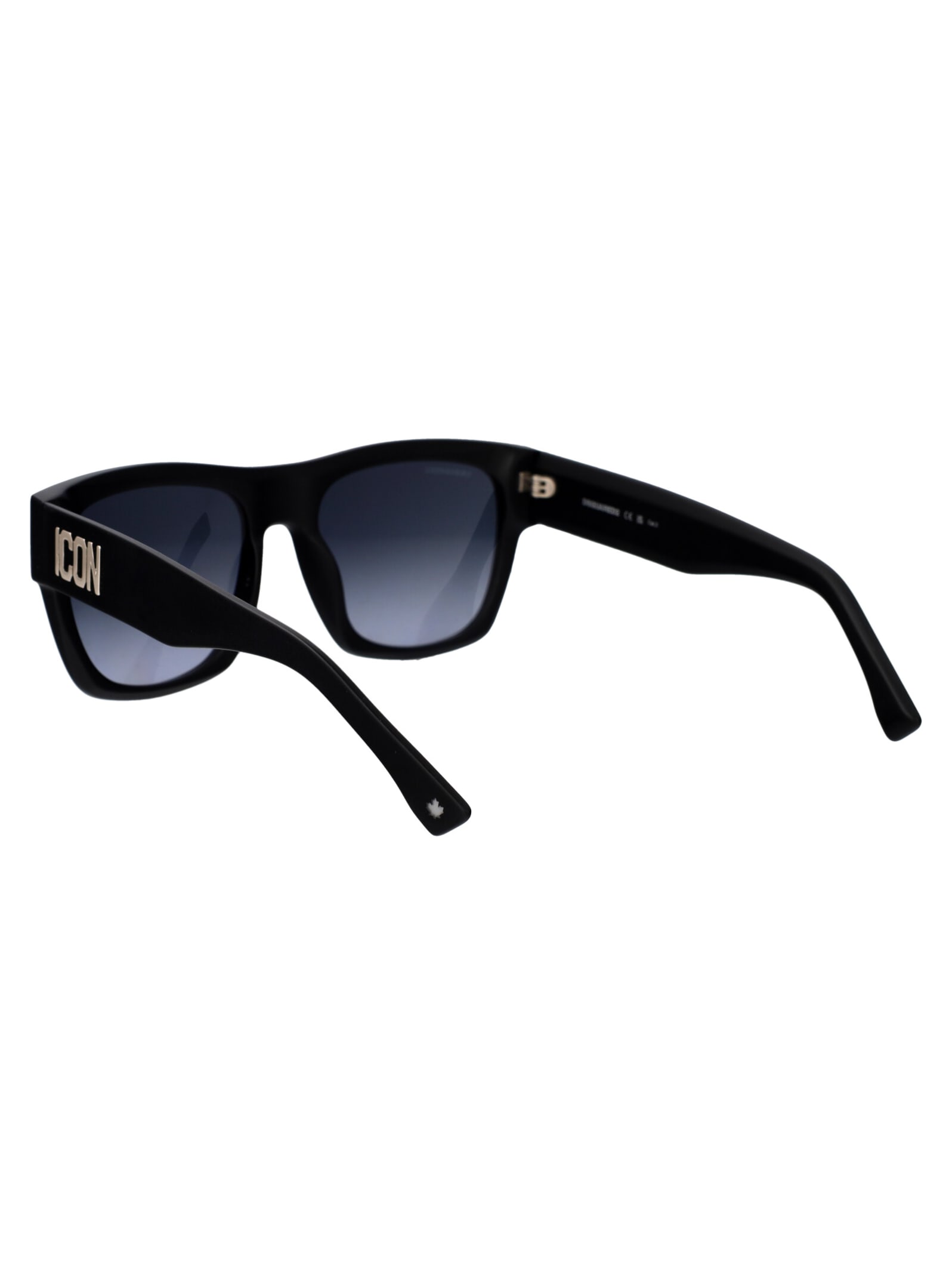 Shop Dsquared2 Icon 0004/s Sunglasses In P5i9o Mtblkpall