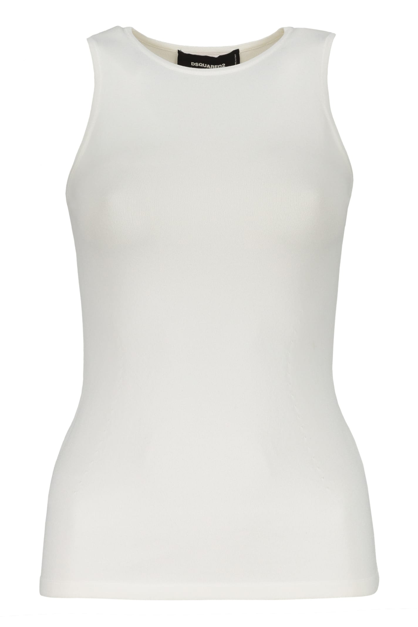 Shop Dsquared2 Tank Top In White