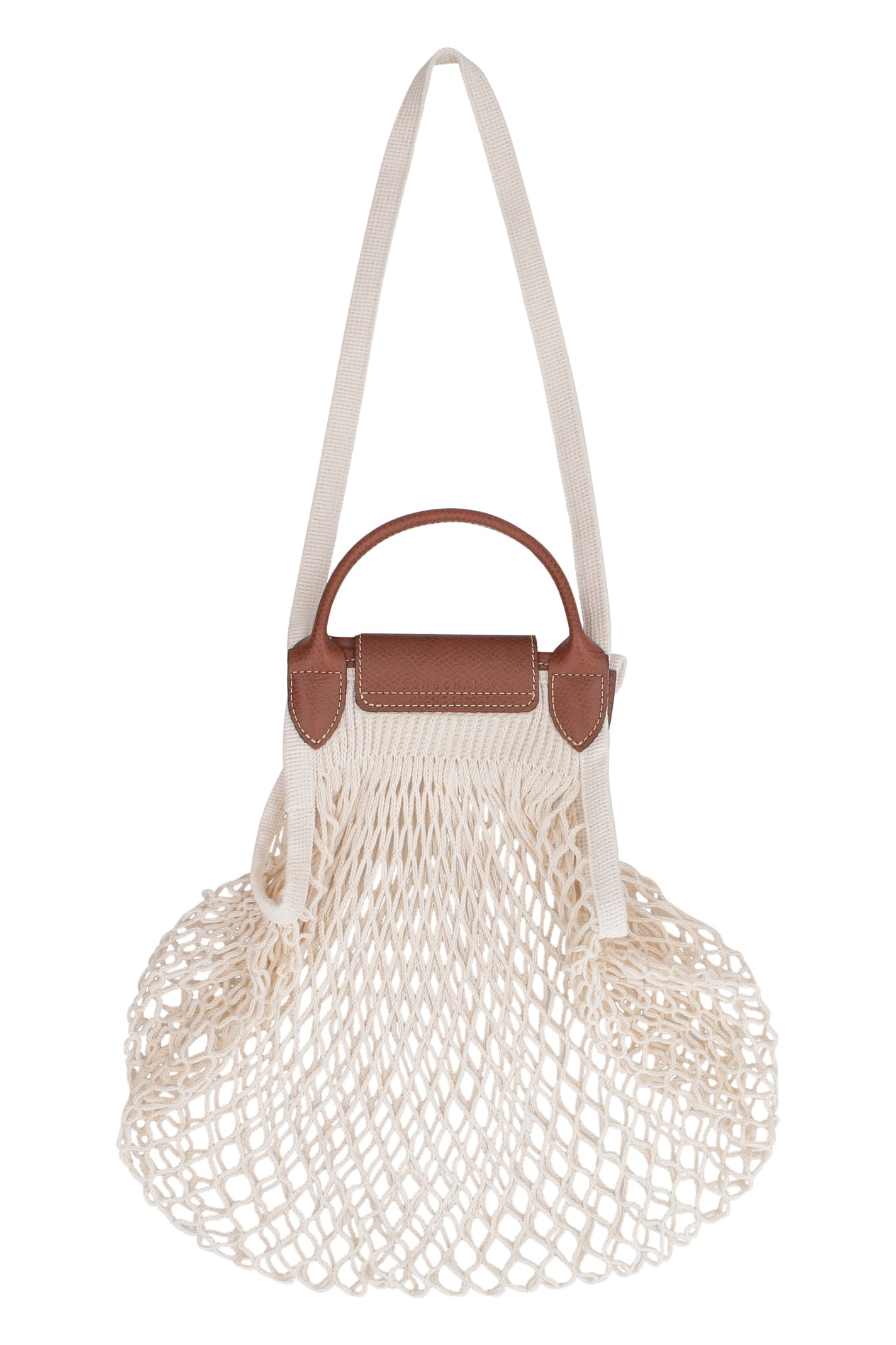 Longchamp Le Pliage Filet Top Handle Bag In Beige ModeSens