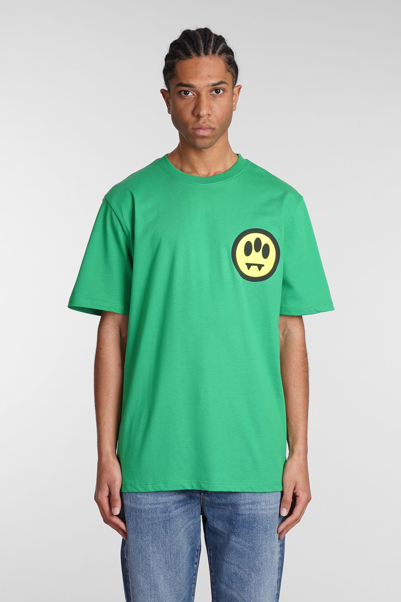 Shop Barrow T-shirt In Green Cotton