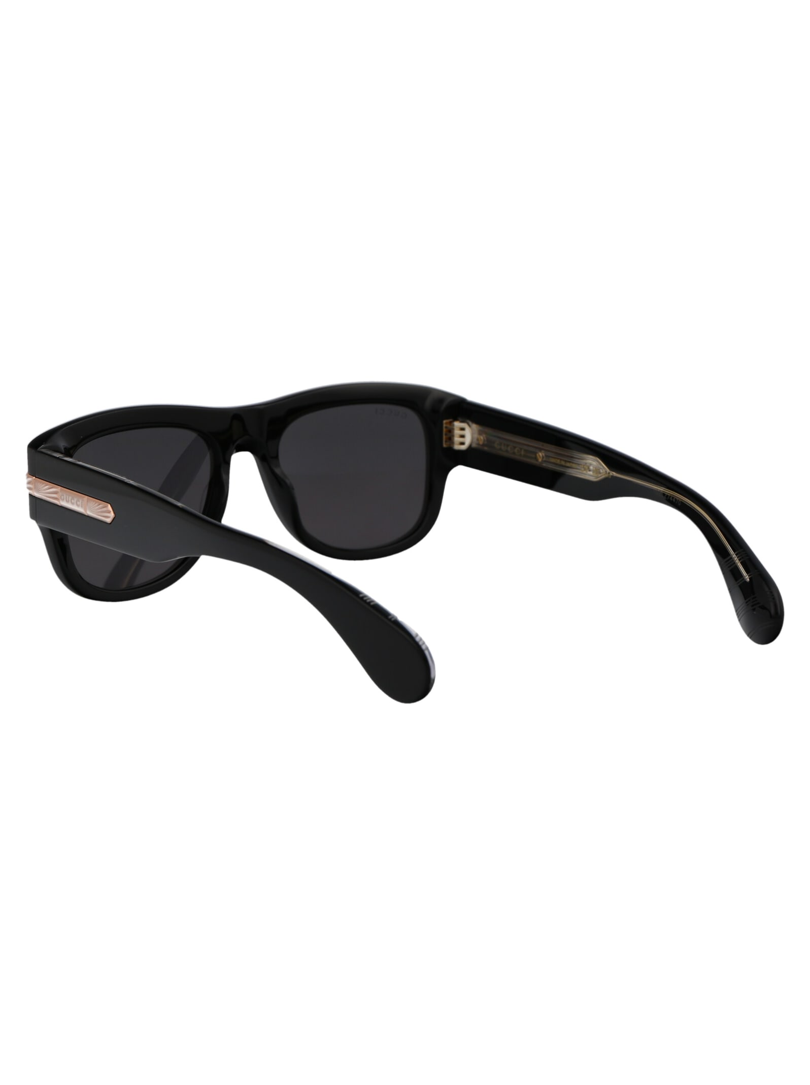 Shop Gucci Gg1517s Sunglasses In 001 Black Black Grey
