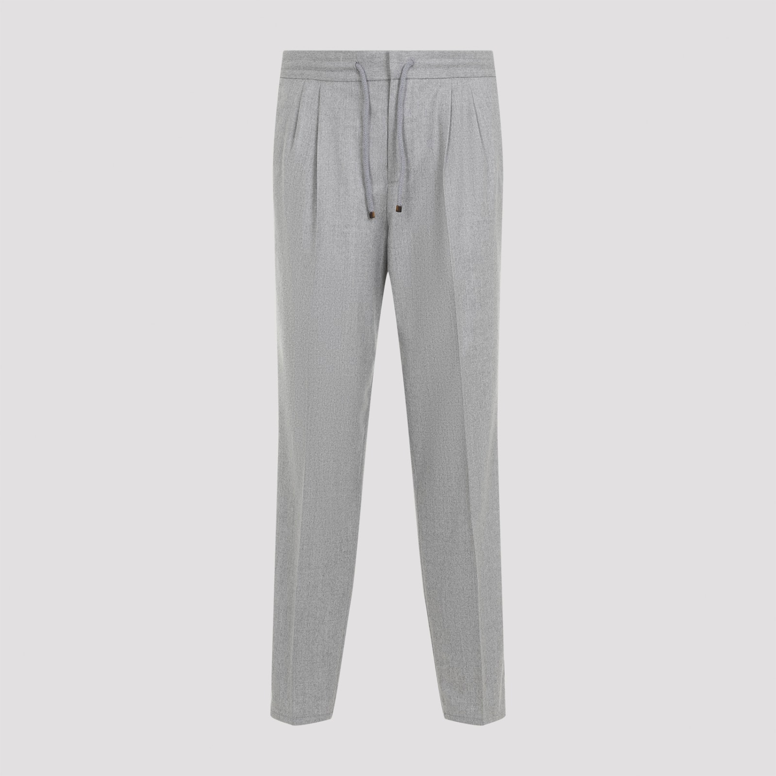 BRUNELLO CUCINELLI WOOL COULISSE JOGGING PANTS 