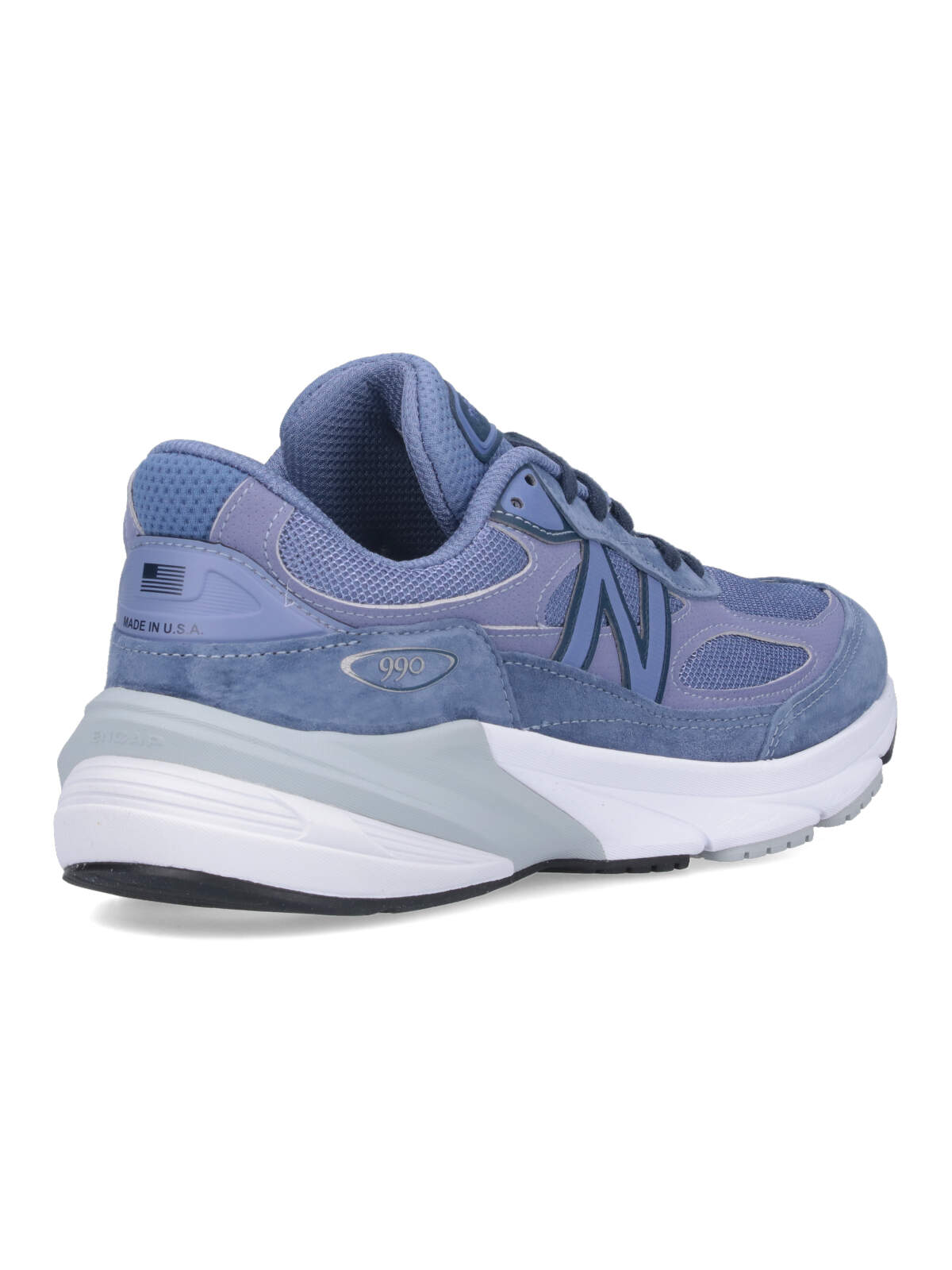 New Balance 990v6 Sneakers In Purple Suede And Mesh In Purple