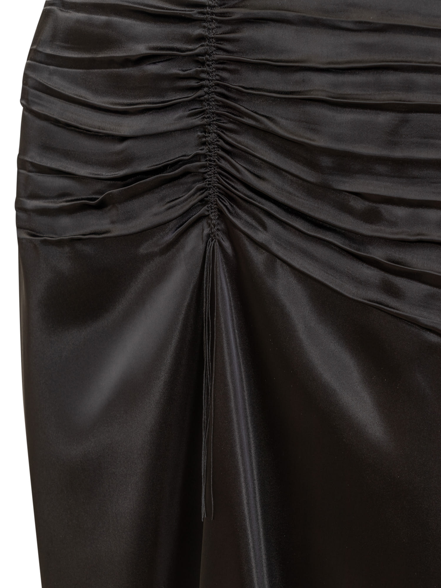 Shop Lanvin Midi Skirt In Black