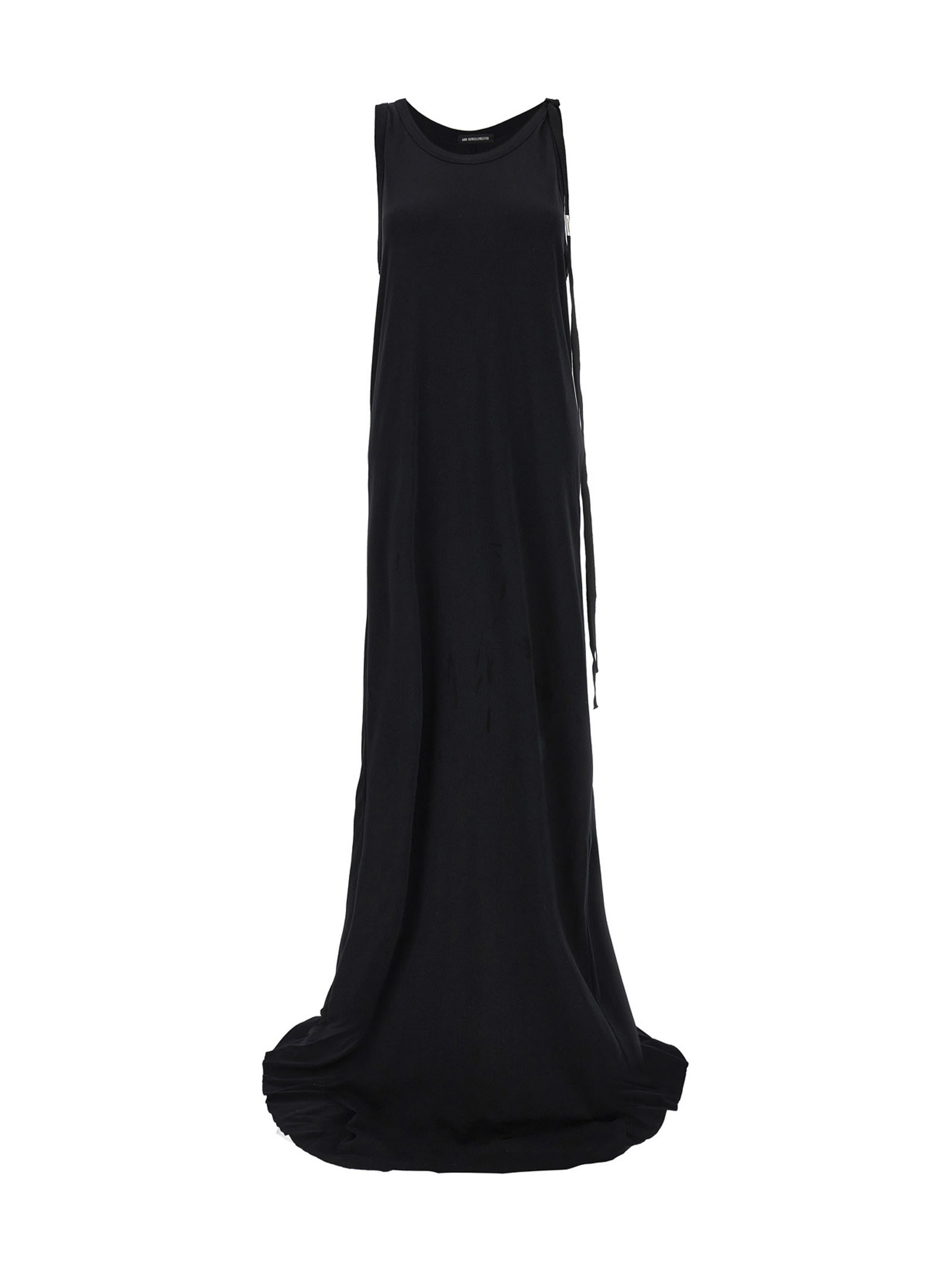 Shop Ann Demeulemeester X-long Dress In Black