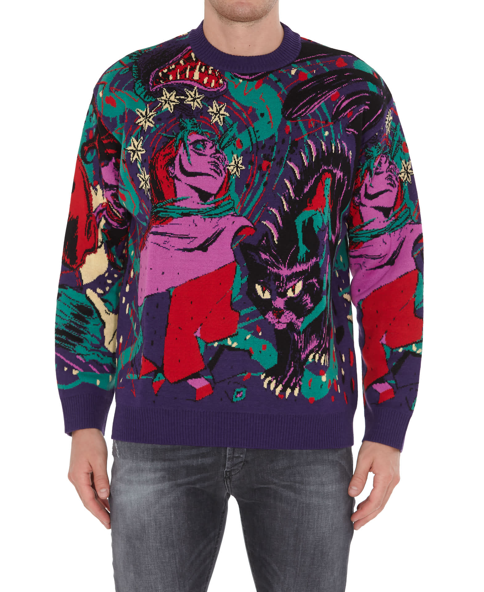 MSGM MSGM MULTIcolour jumper,11520120