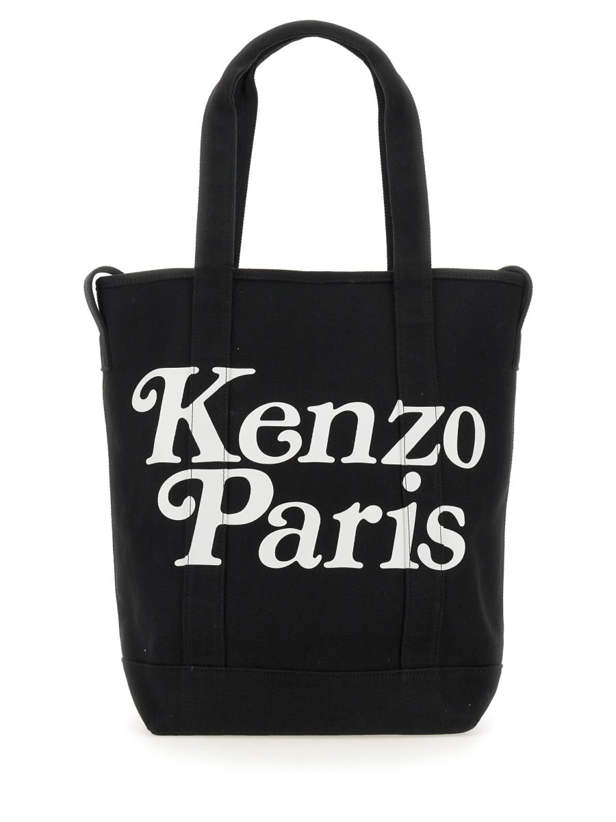 Shop Kenzo Bag With Logo In Black