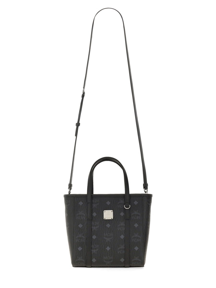Mcm Toni Mini Shopper Bag In Black