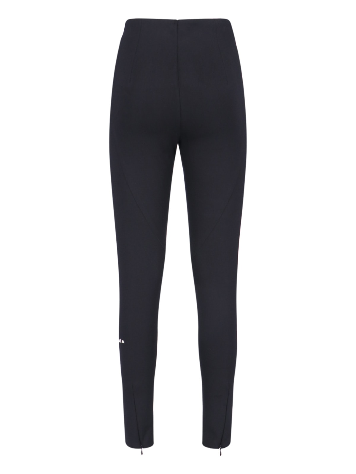 Shop Alaïa Logo Leggings In Black