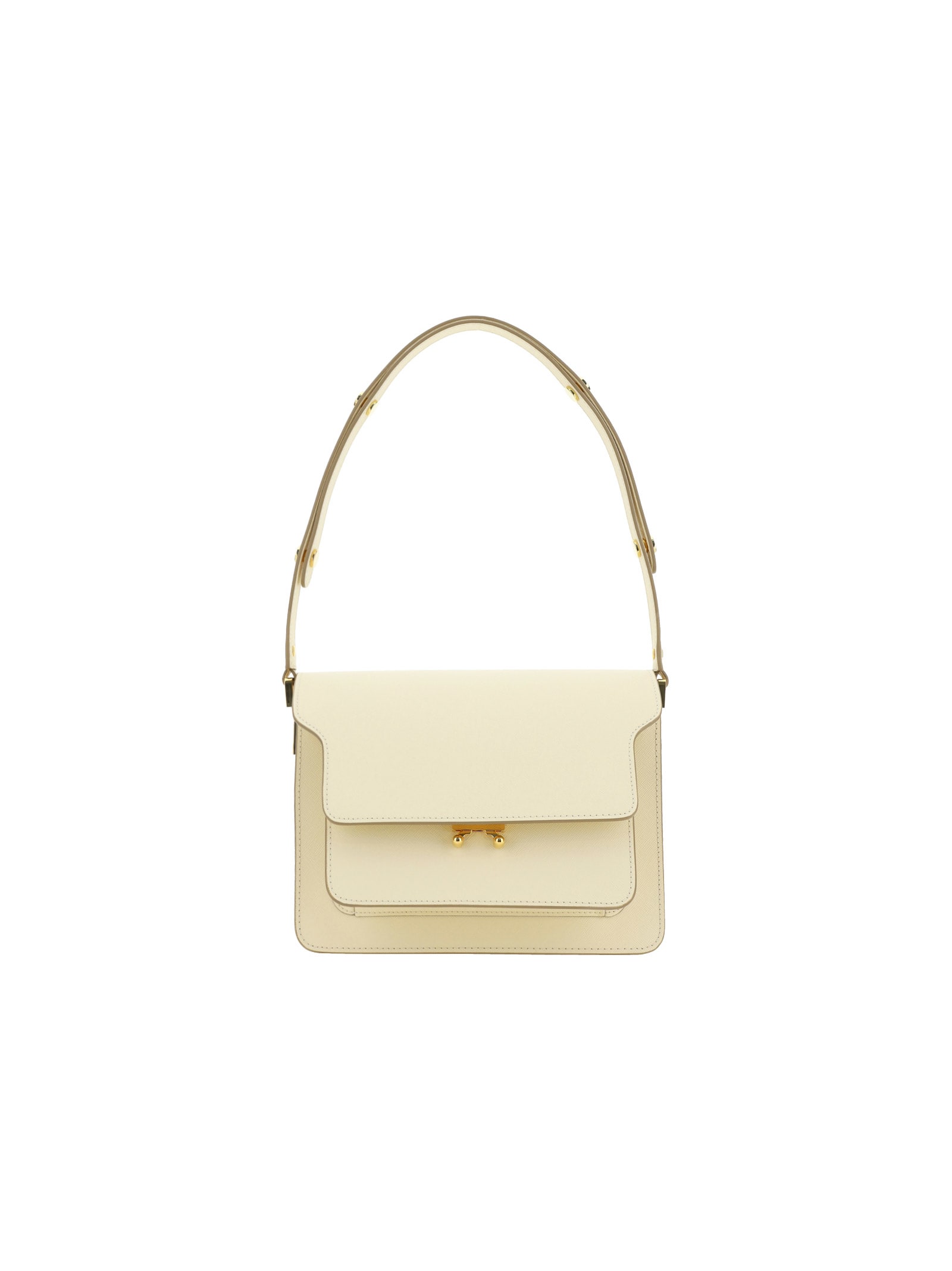 Trunk Small leather shoulder bag Marni Sale original design with affortable  price 2022