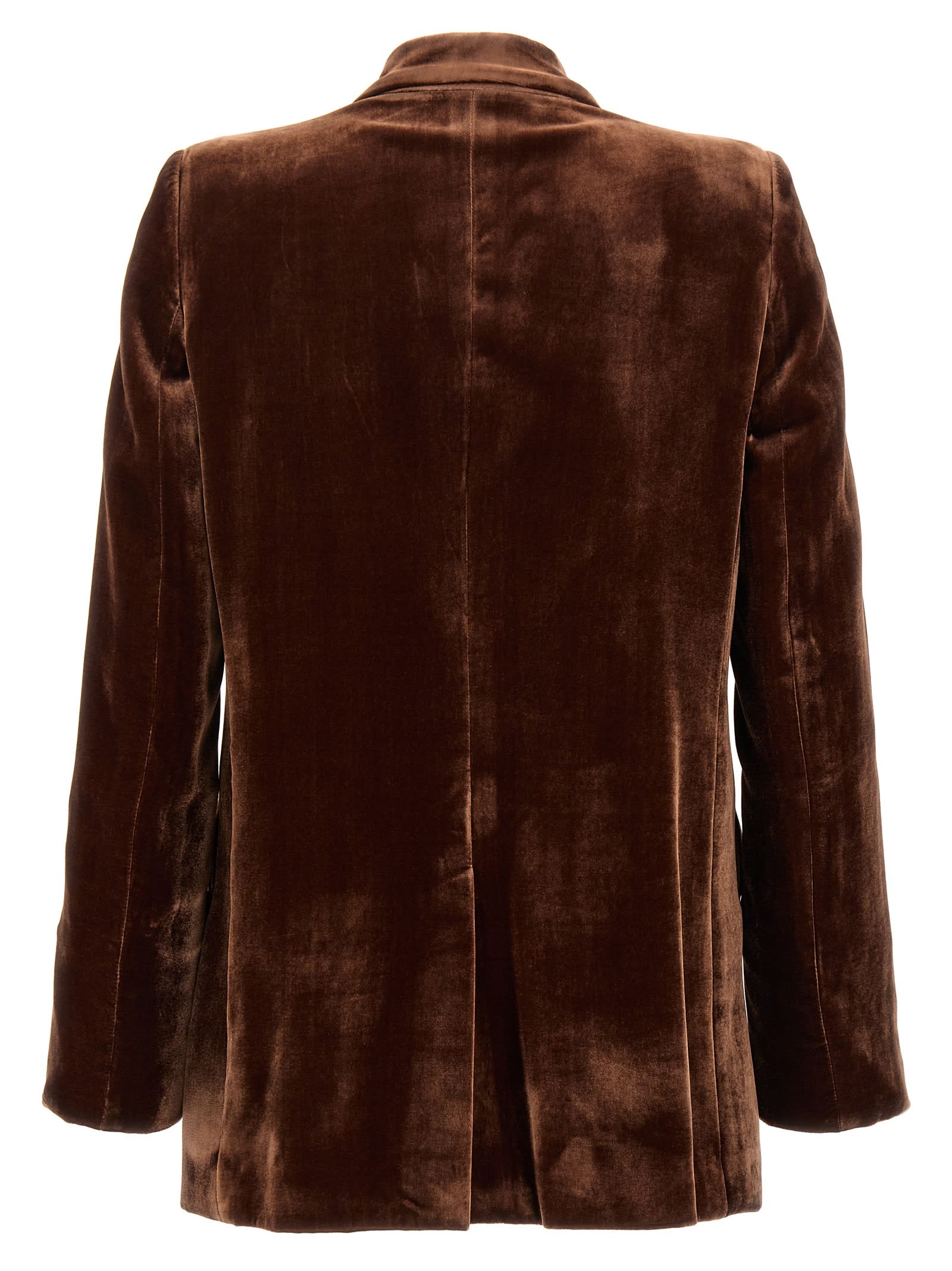 Shop Blazé Milano Afterglow Everyday Blazer In Brown