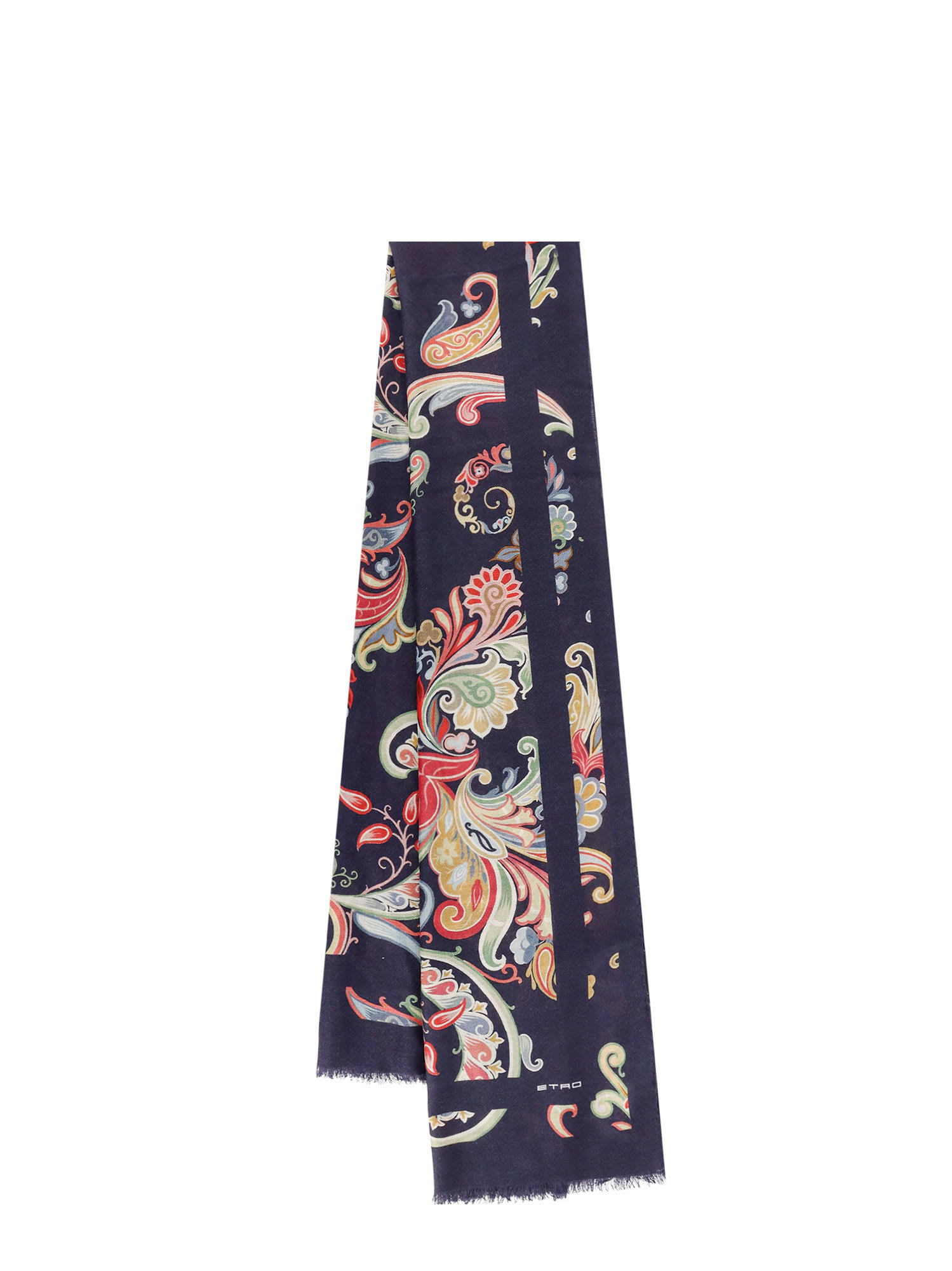 Shop Etro Scarf In Blue