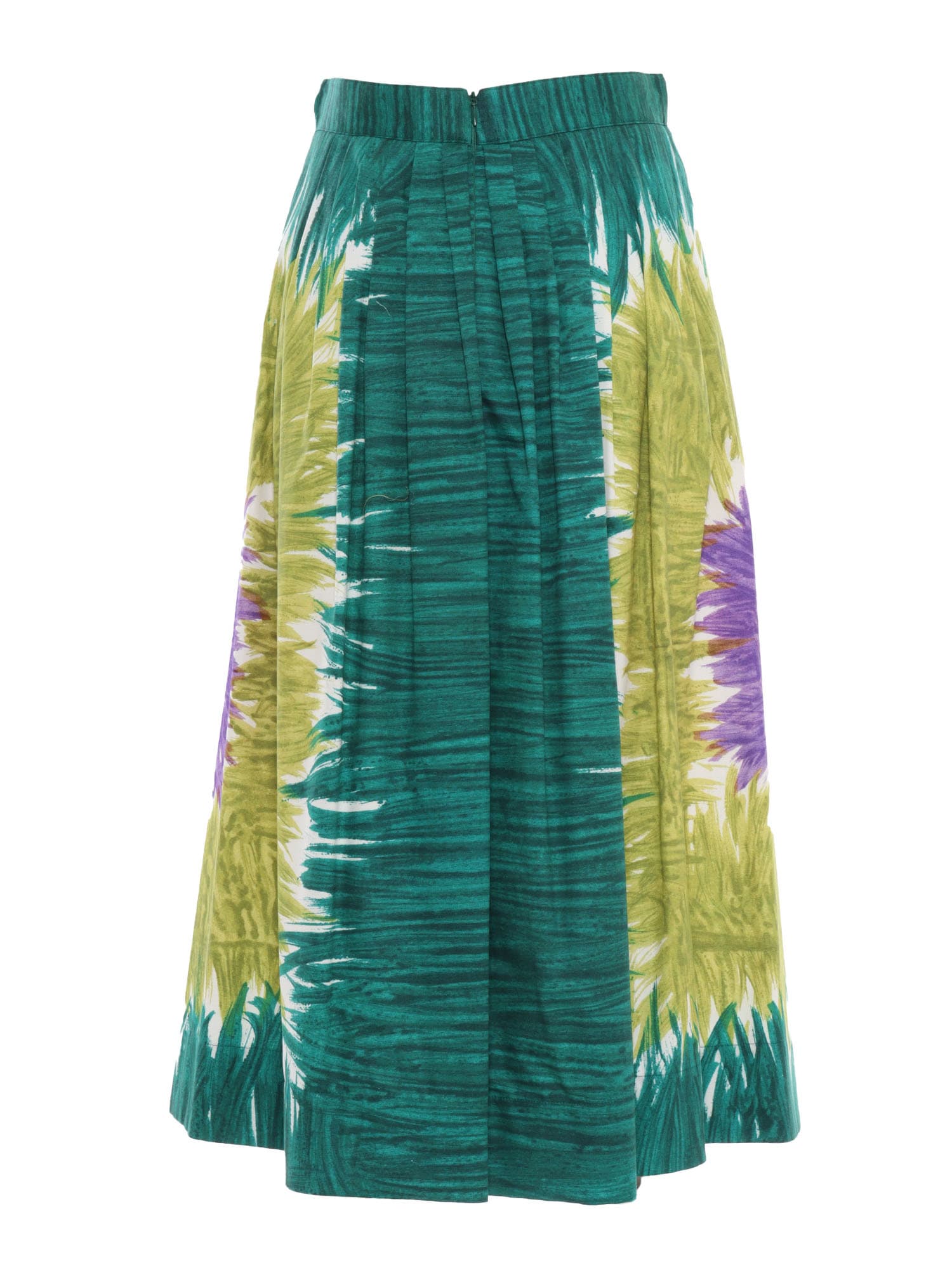 Weekend Max Mara Circeo Skirt In Green