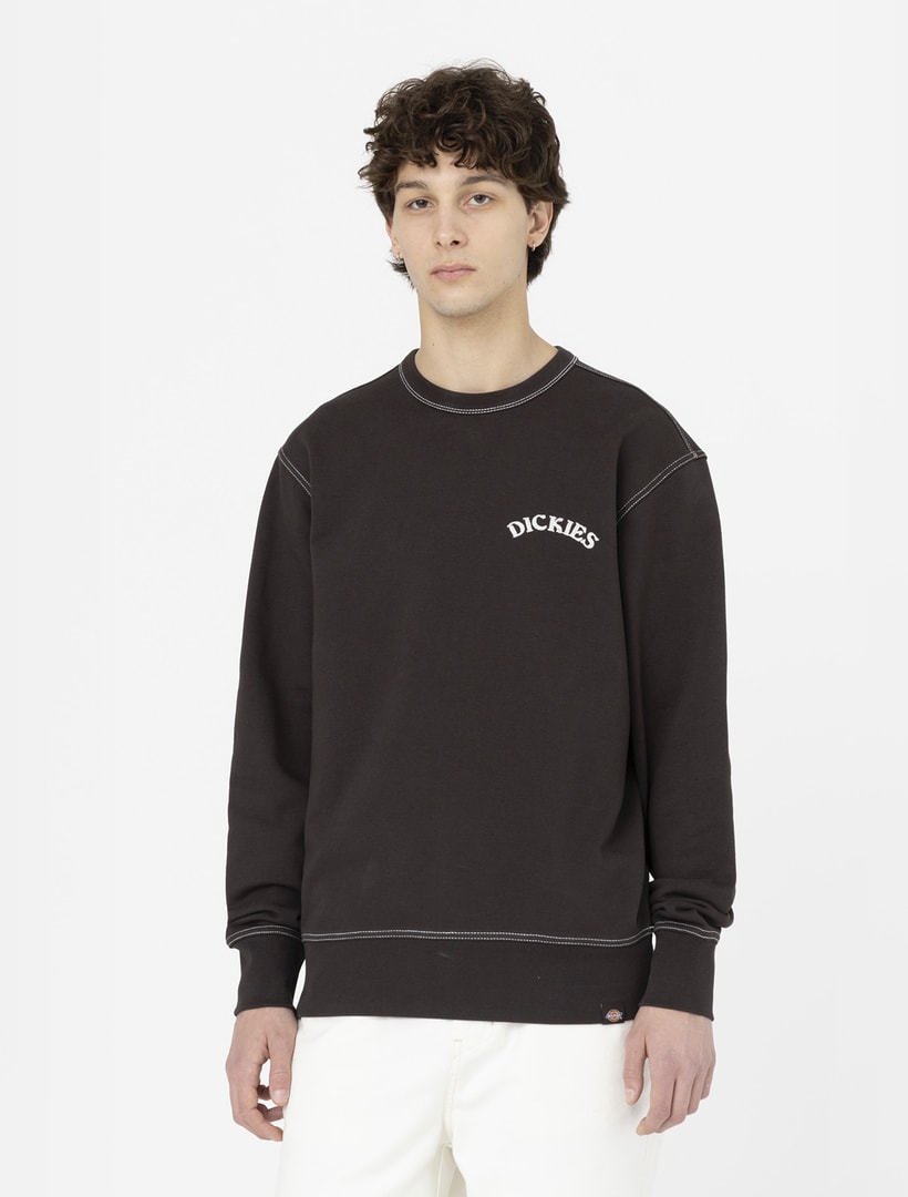 Dickies Beavertown Sweatshirt In Dark Brown In Dark Brown