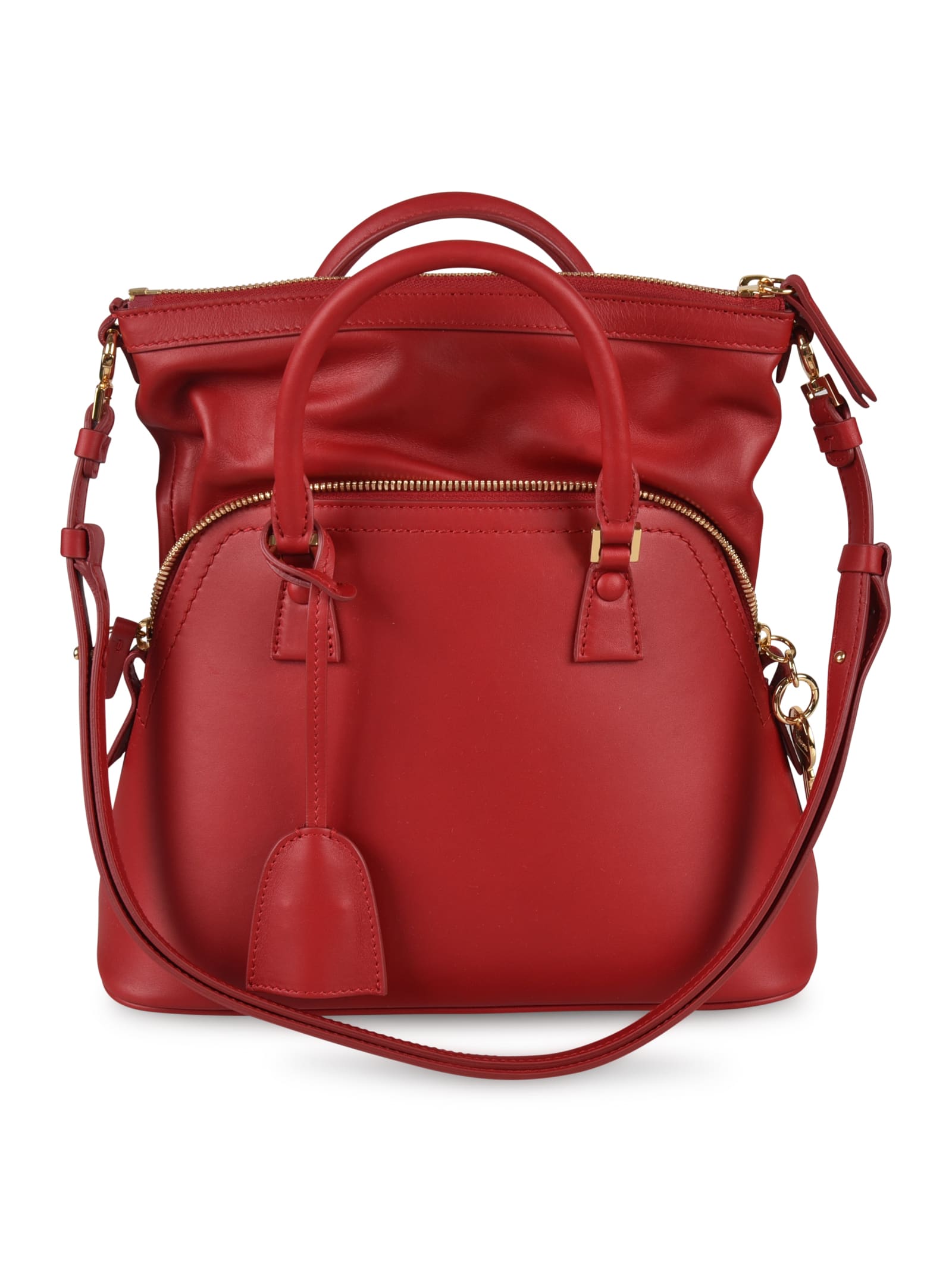 Shop Maison Margiela 5ac Shoulder Bag In Cherry