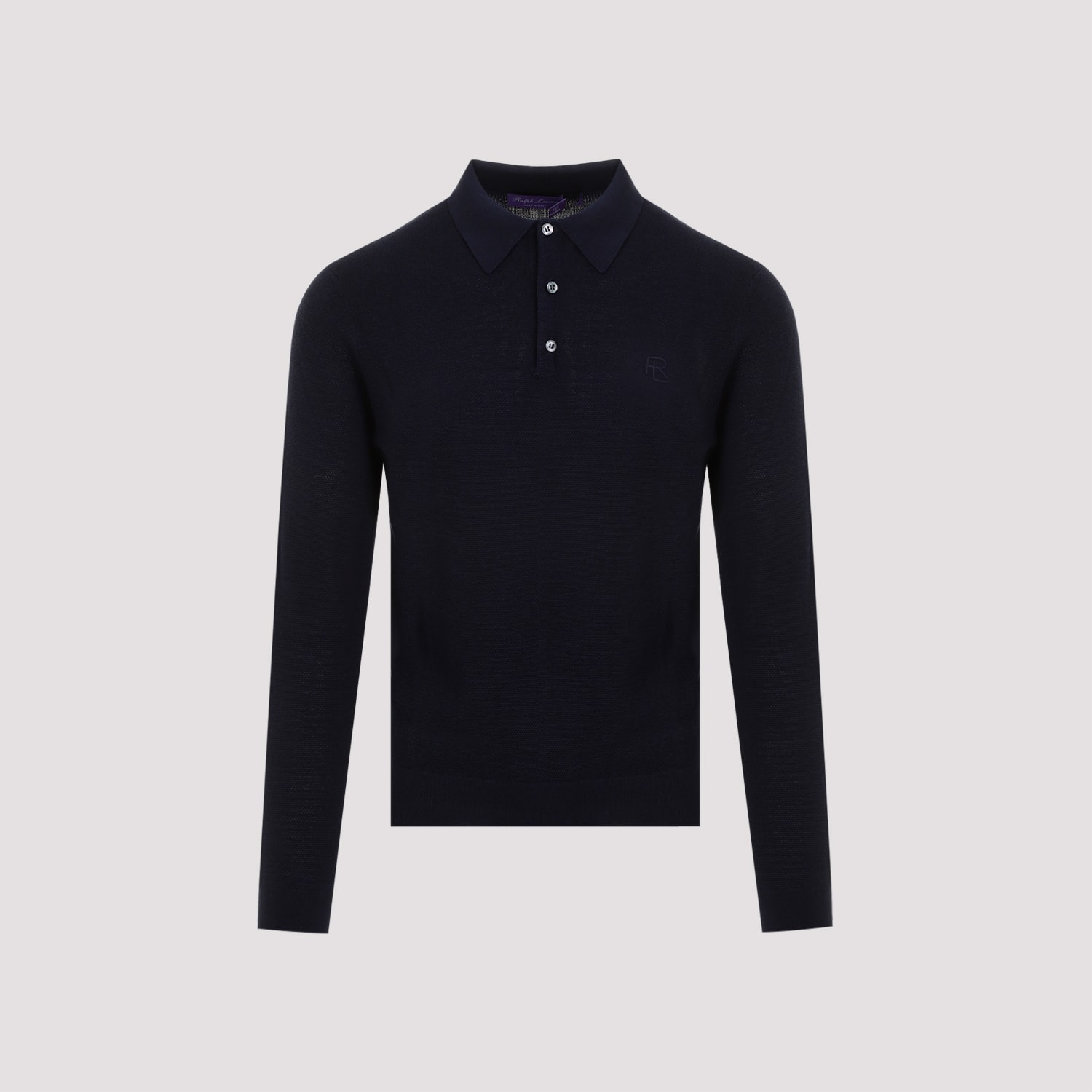 Shop Ralph Lauren Long Sleeve Polo In Classic Chairman Navy