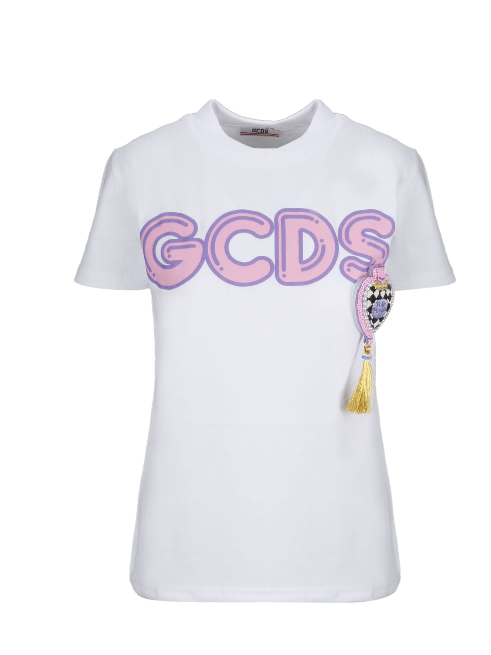 Gcds Short Sleeve T-Shirt In White | ModeSens