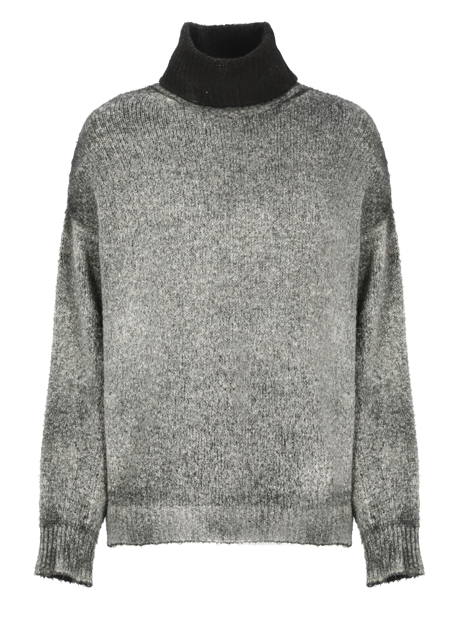 Shop Avant Toi Cotton Sweater In Grey