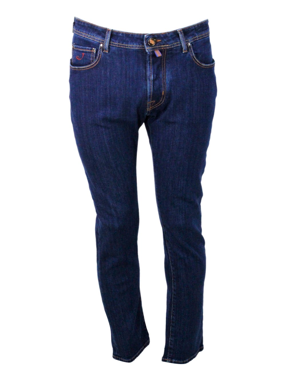 Shop Jacob Cohen Pants In Denim