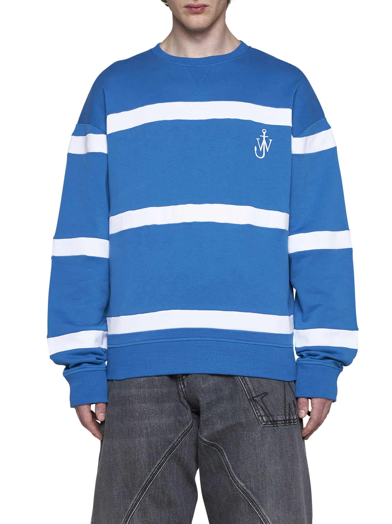 Shop Jw Anderson Sweater In Blue