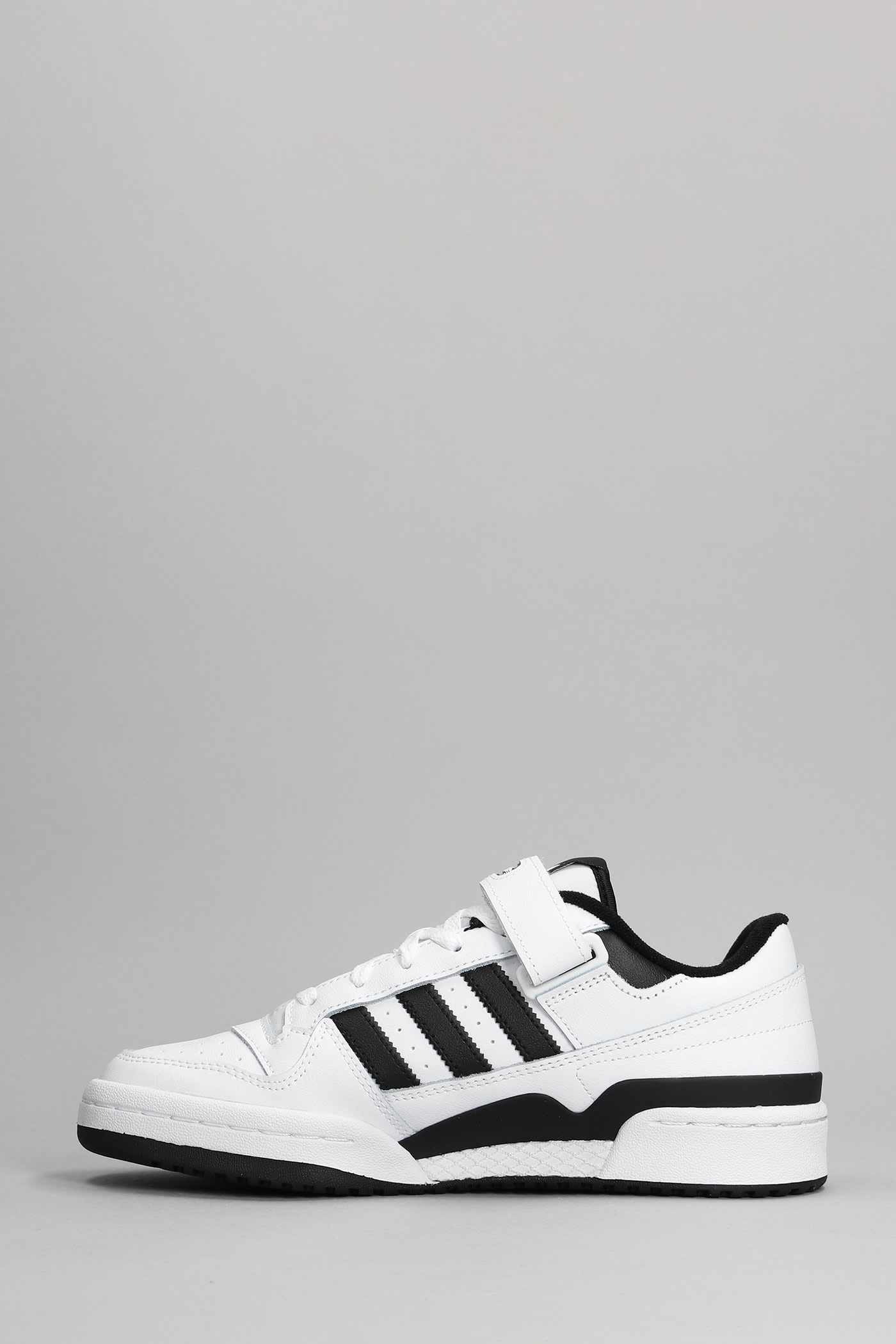 Shop Adidas Originals Forum Low Sneakers In White Leather
