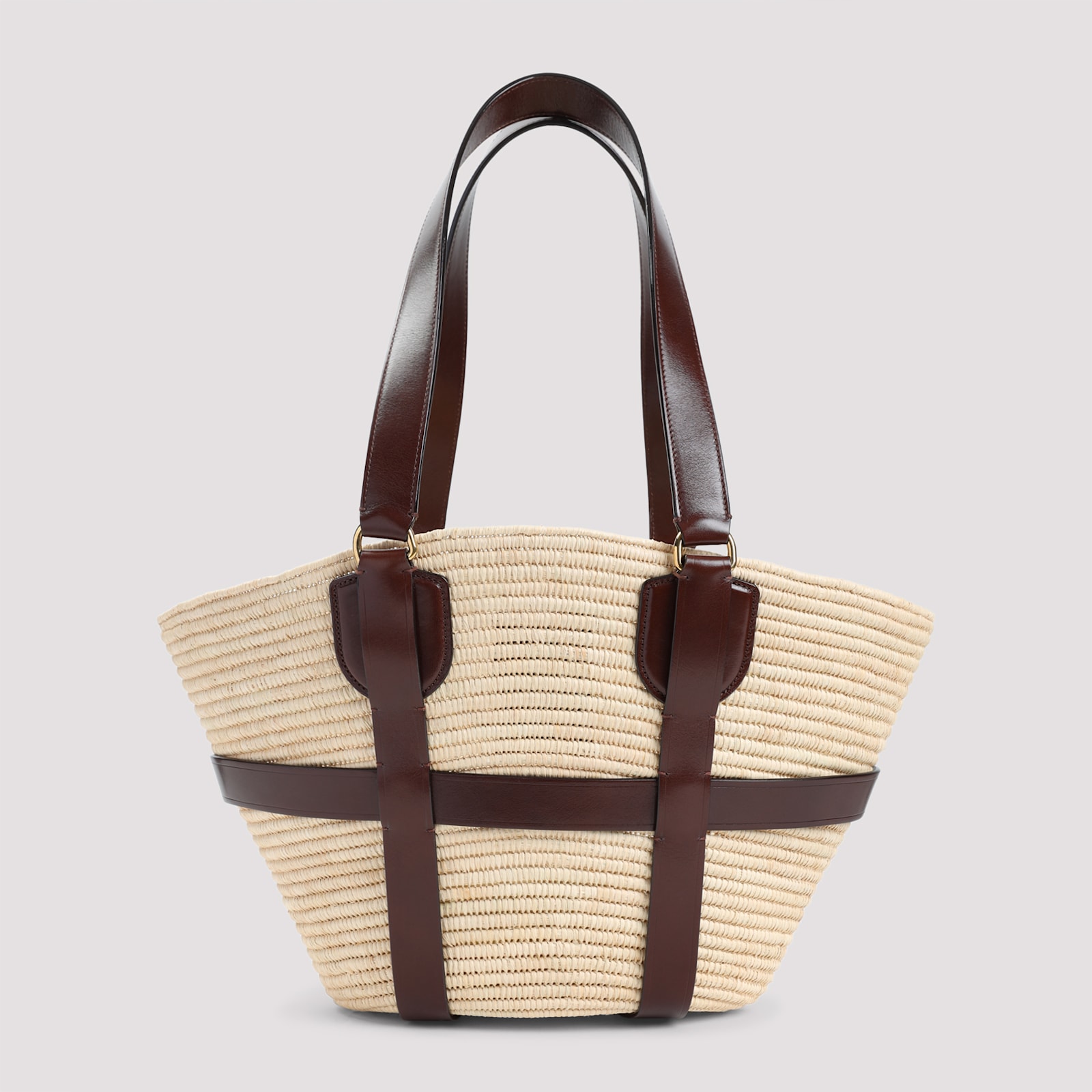 Chloé Kerala 25 Raffia Shoulder Bag
