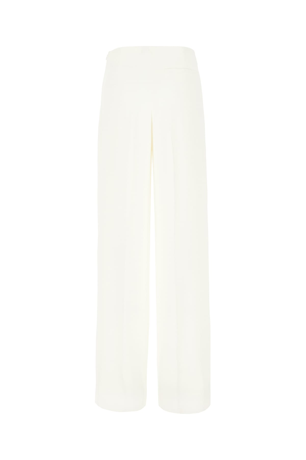 STELLA MCCARTNEY IVORY STRETCH VISCOSE PANTS 