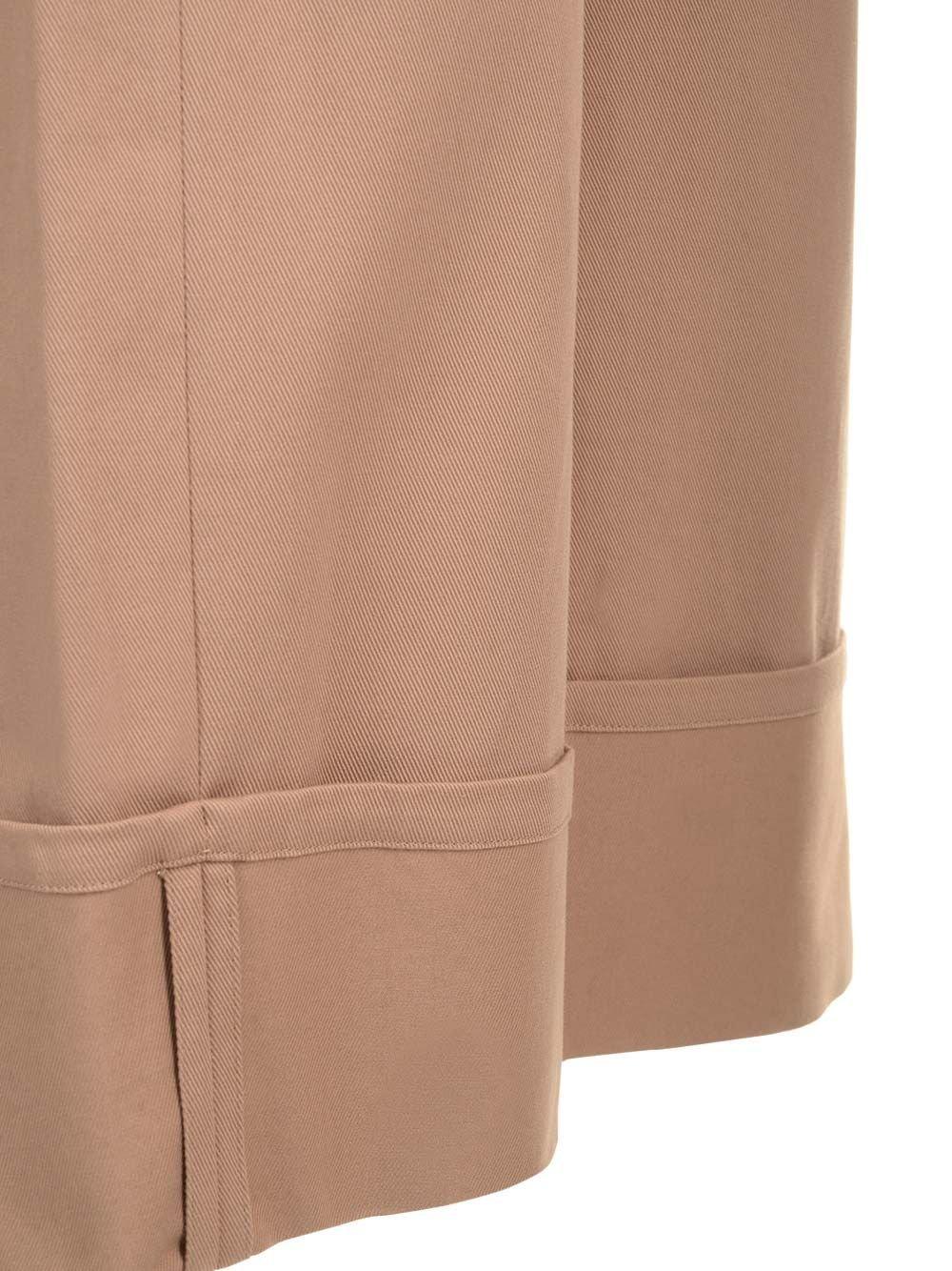 's Max Mara Logo Patch Straight Leg Trousers