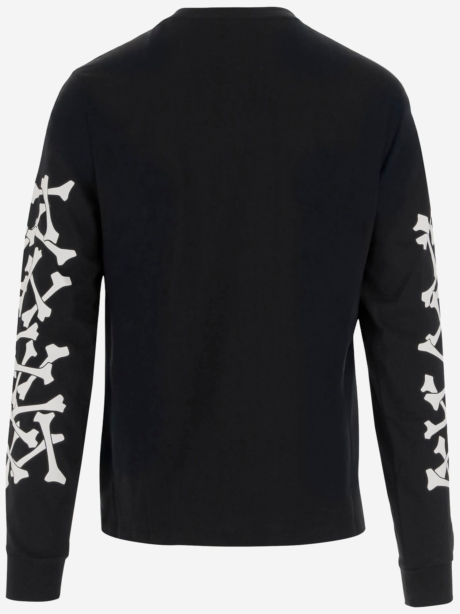 Amiri Cotton Sweatshirt Featuring Bone Print