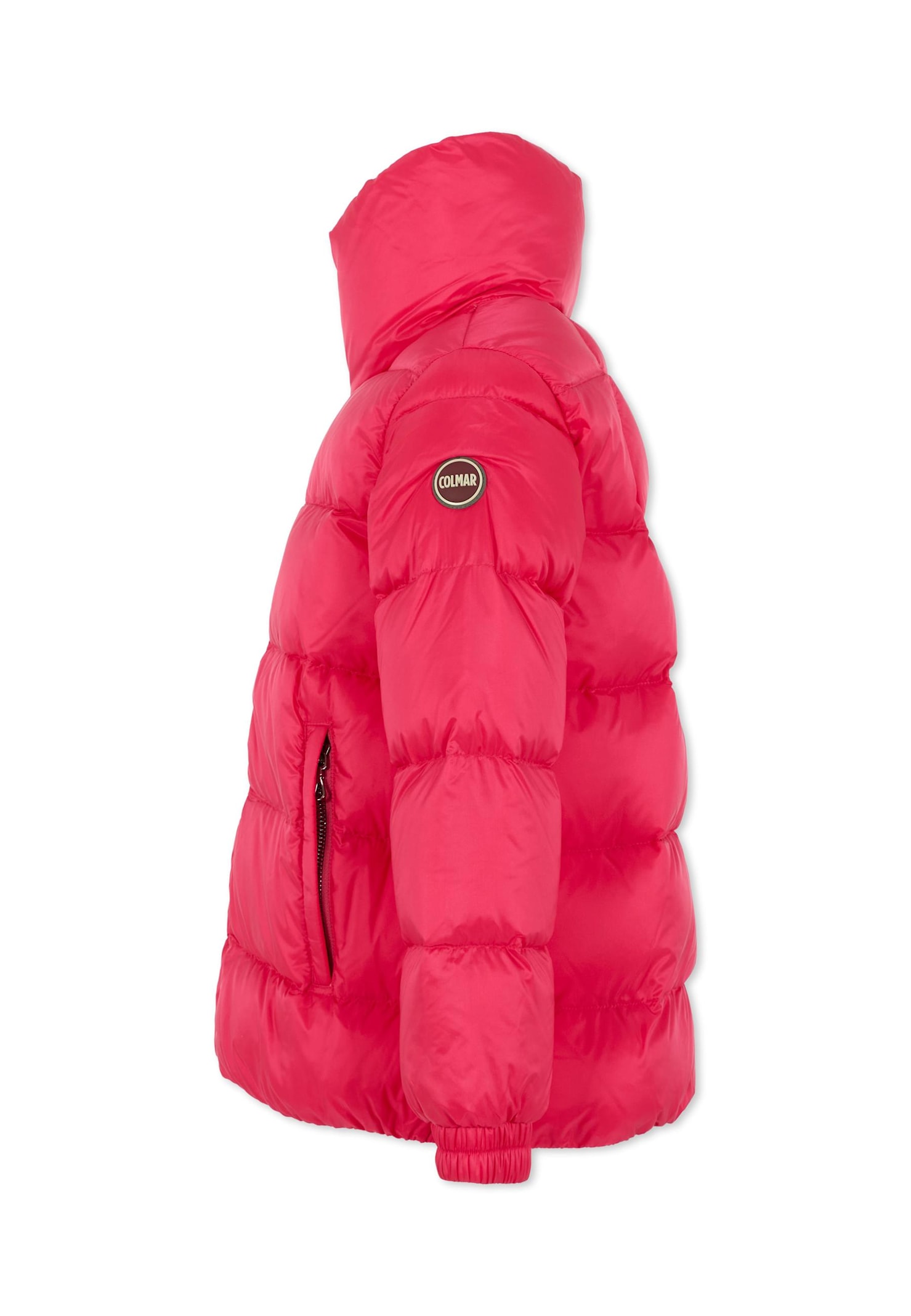 Colmar Quilted High-neck Jacket In Pink