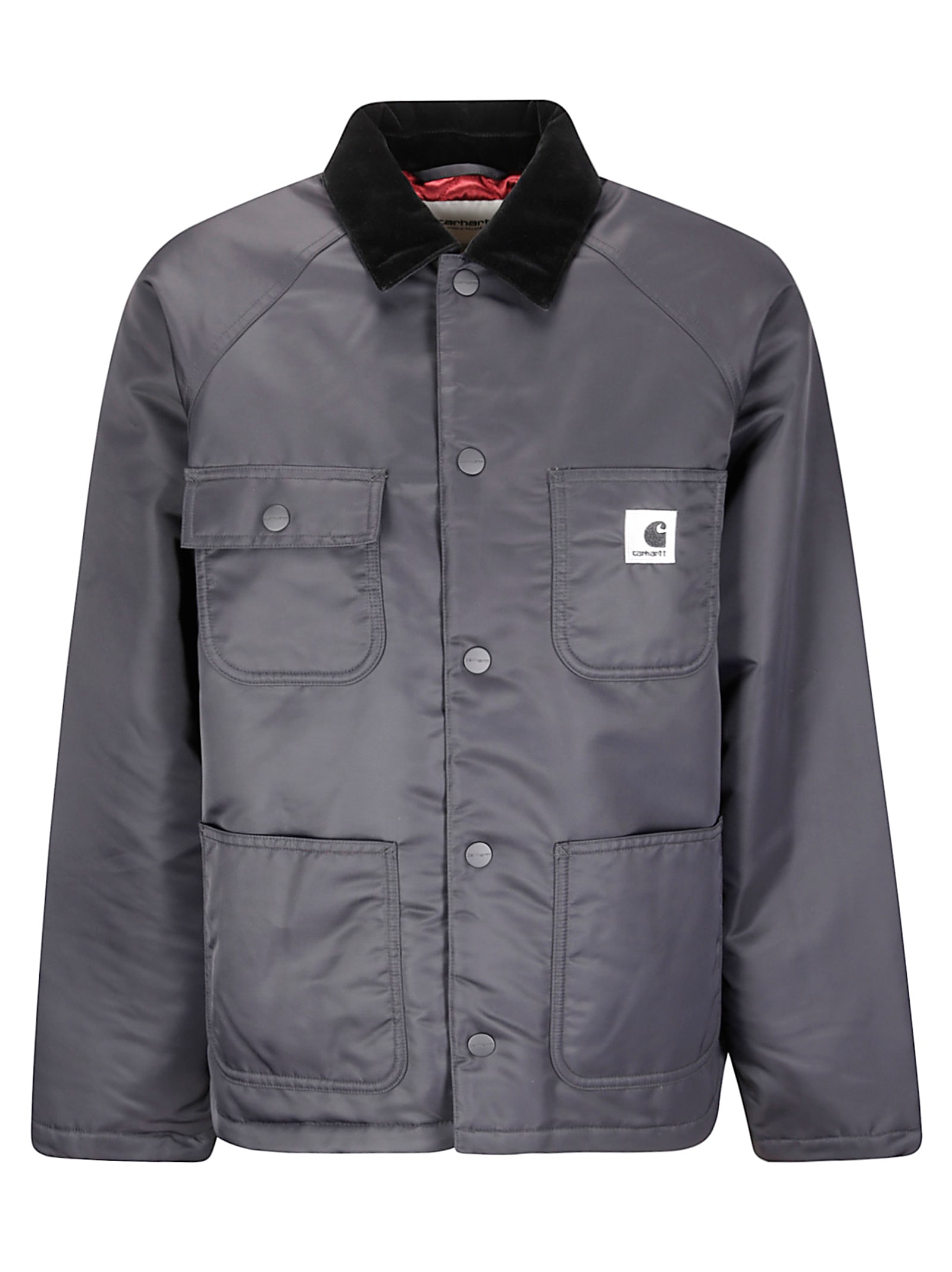 Carhartt W Alumni Chore Coat In Gray