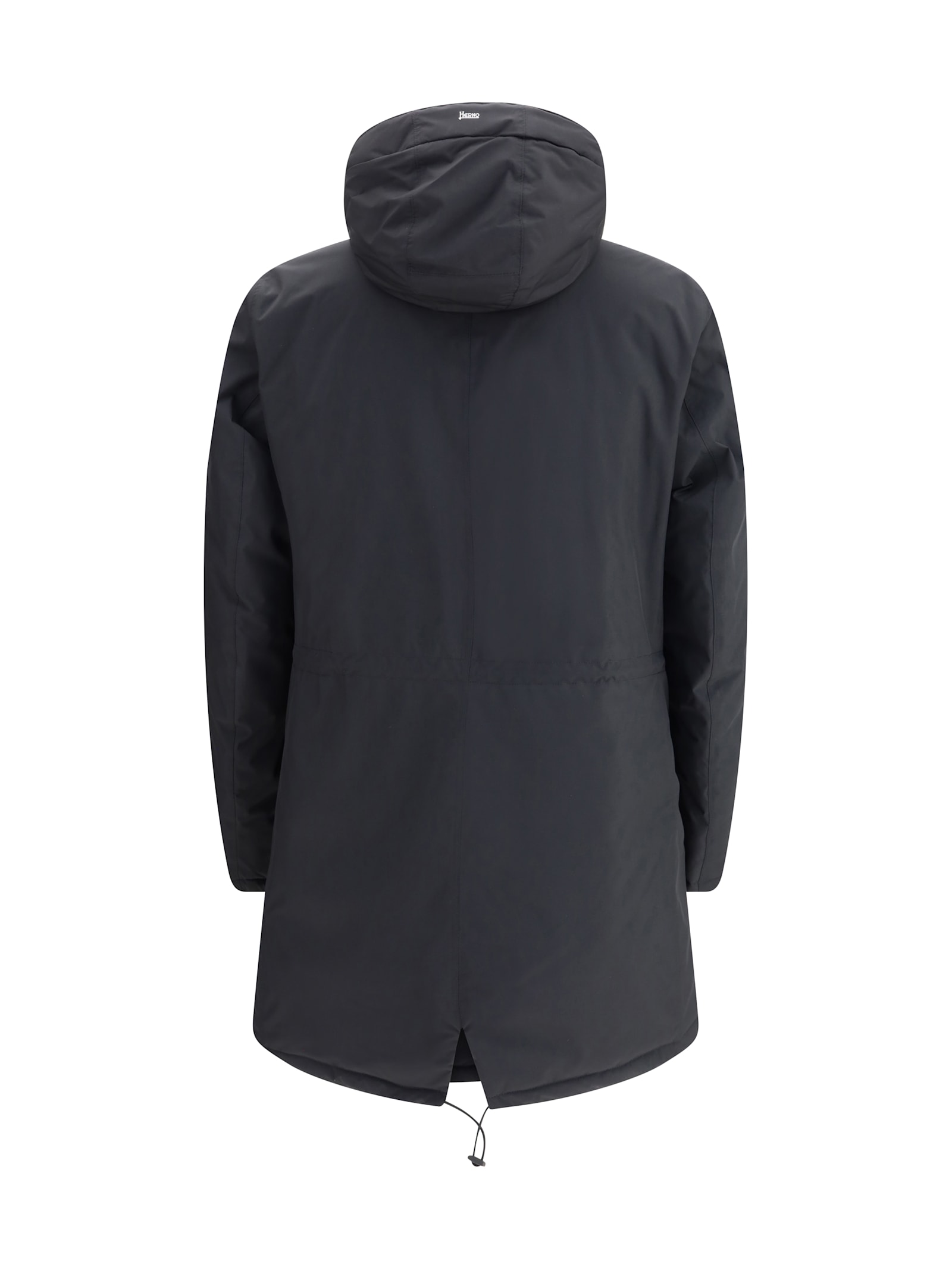 Herno Technical Fabric Parka In Blue