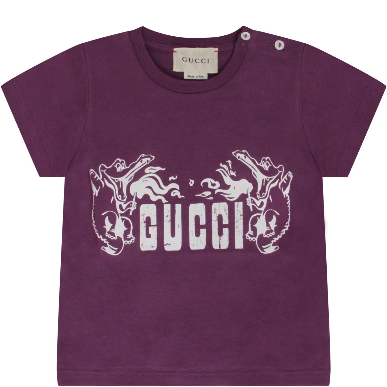 purple gucci shirt