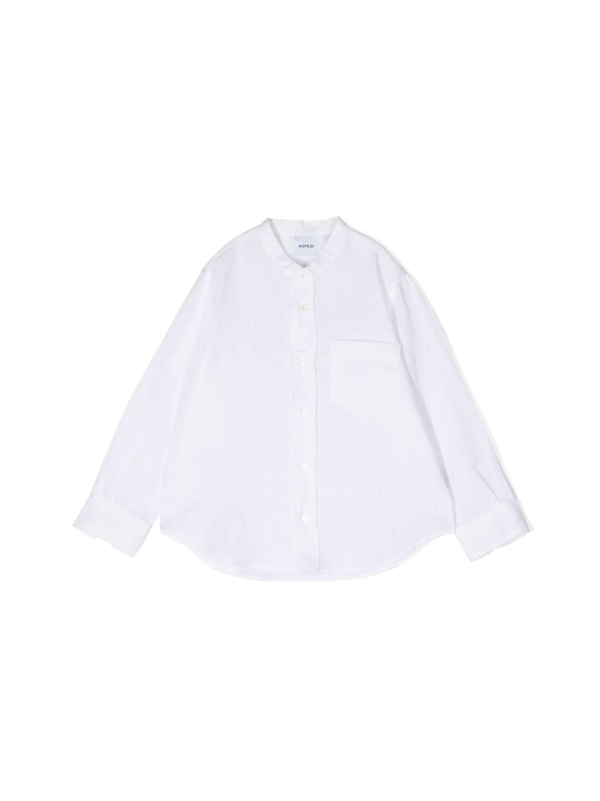 Aspesi Kids' Long Sleeves Shirt In White